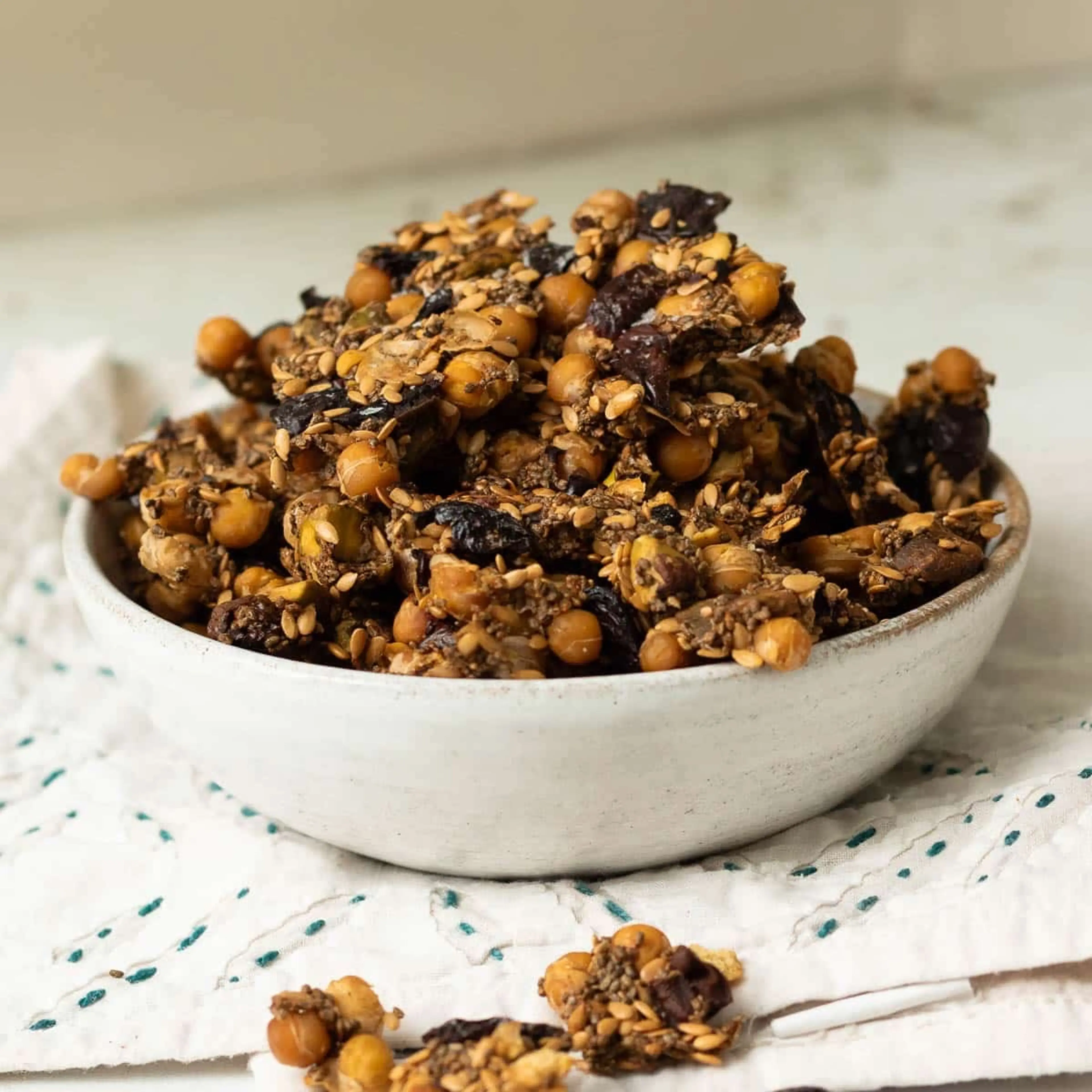 Savoury Chickpea Granola: Easy Recipe with Flavor Variations