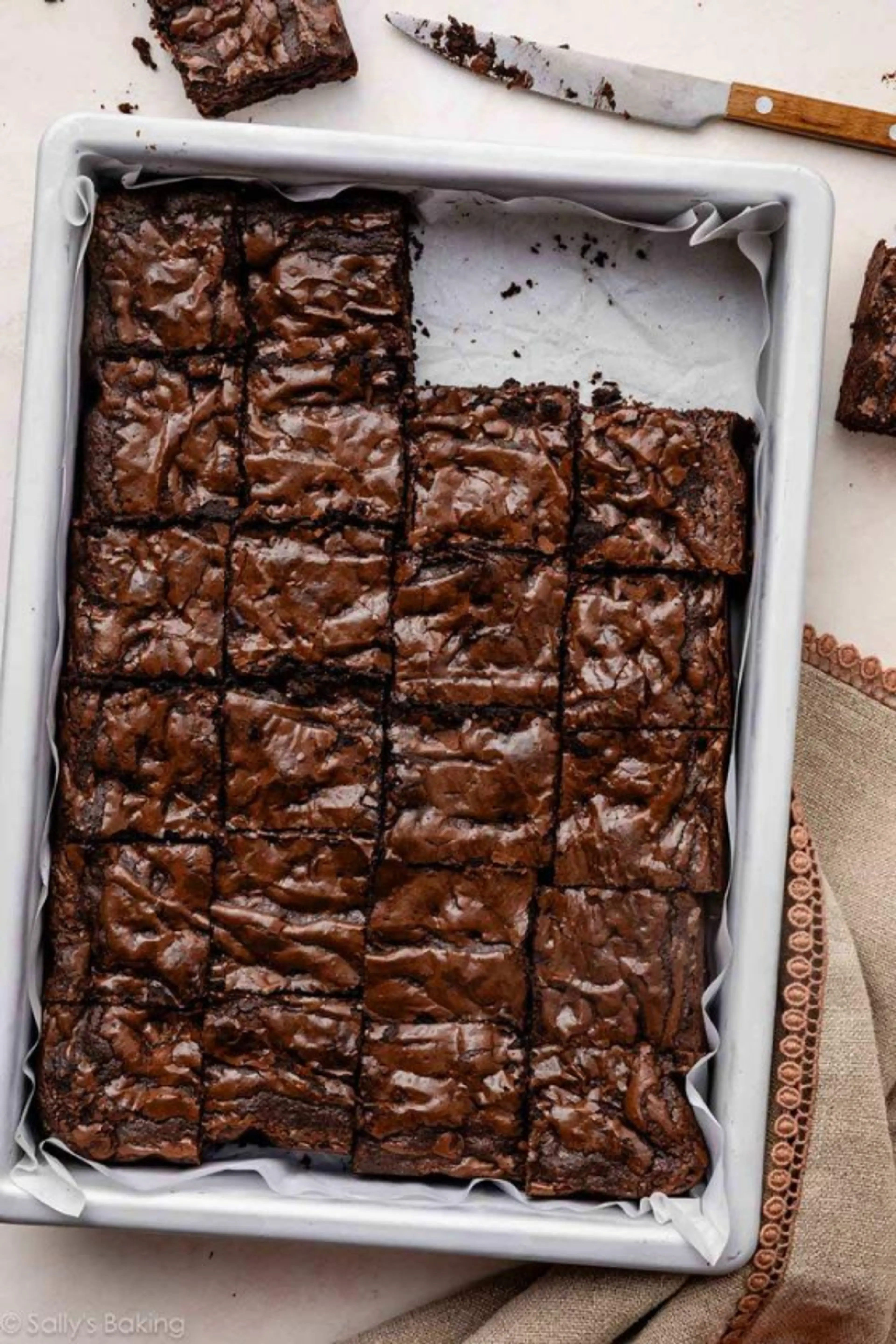9×13-inch Pan Brownie Recipe