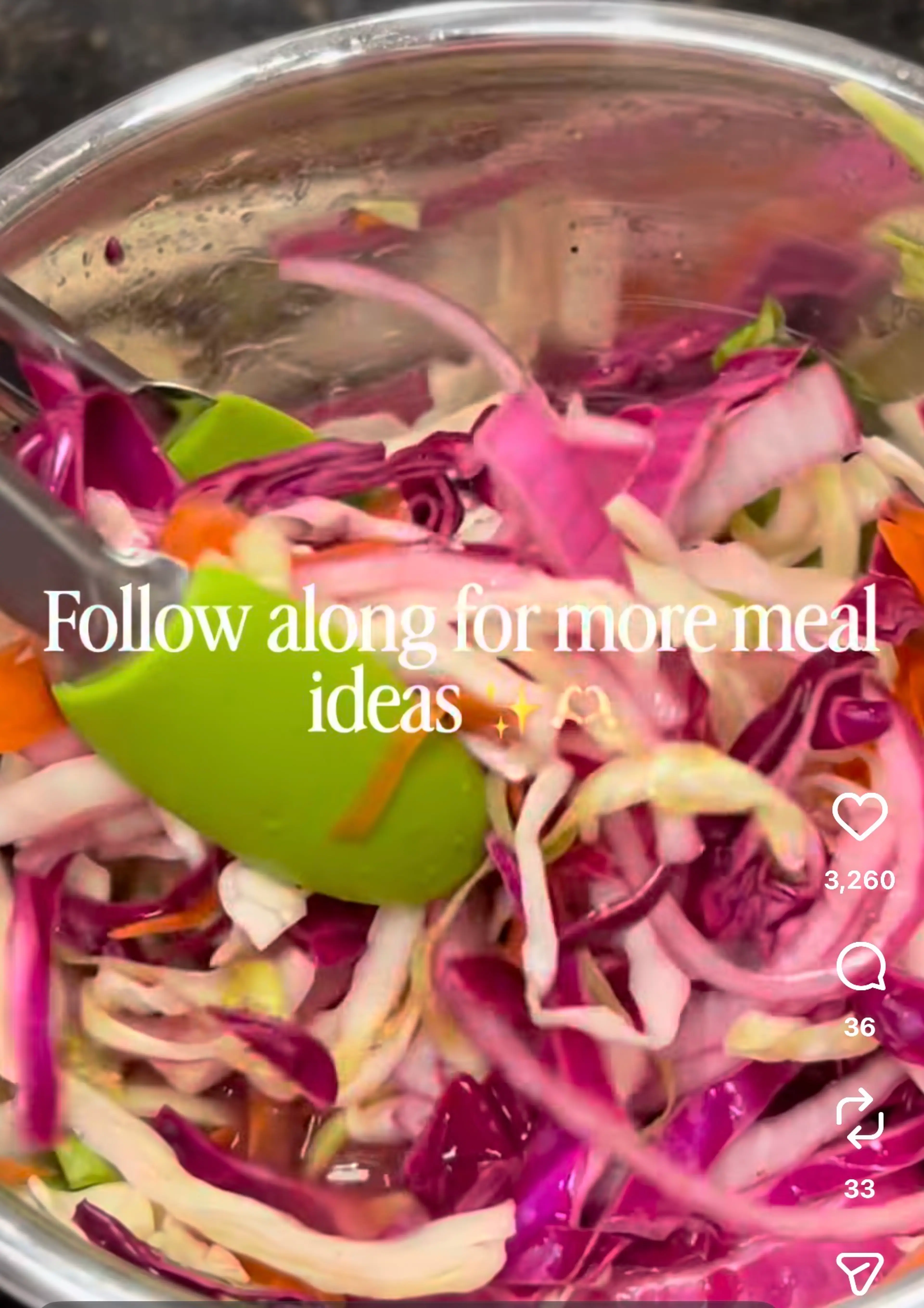 Tangy Cabbage Slaw for Tacos