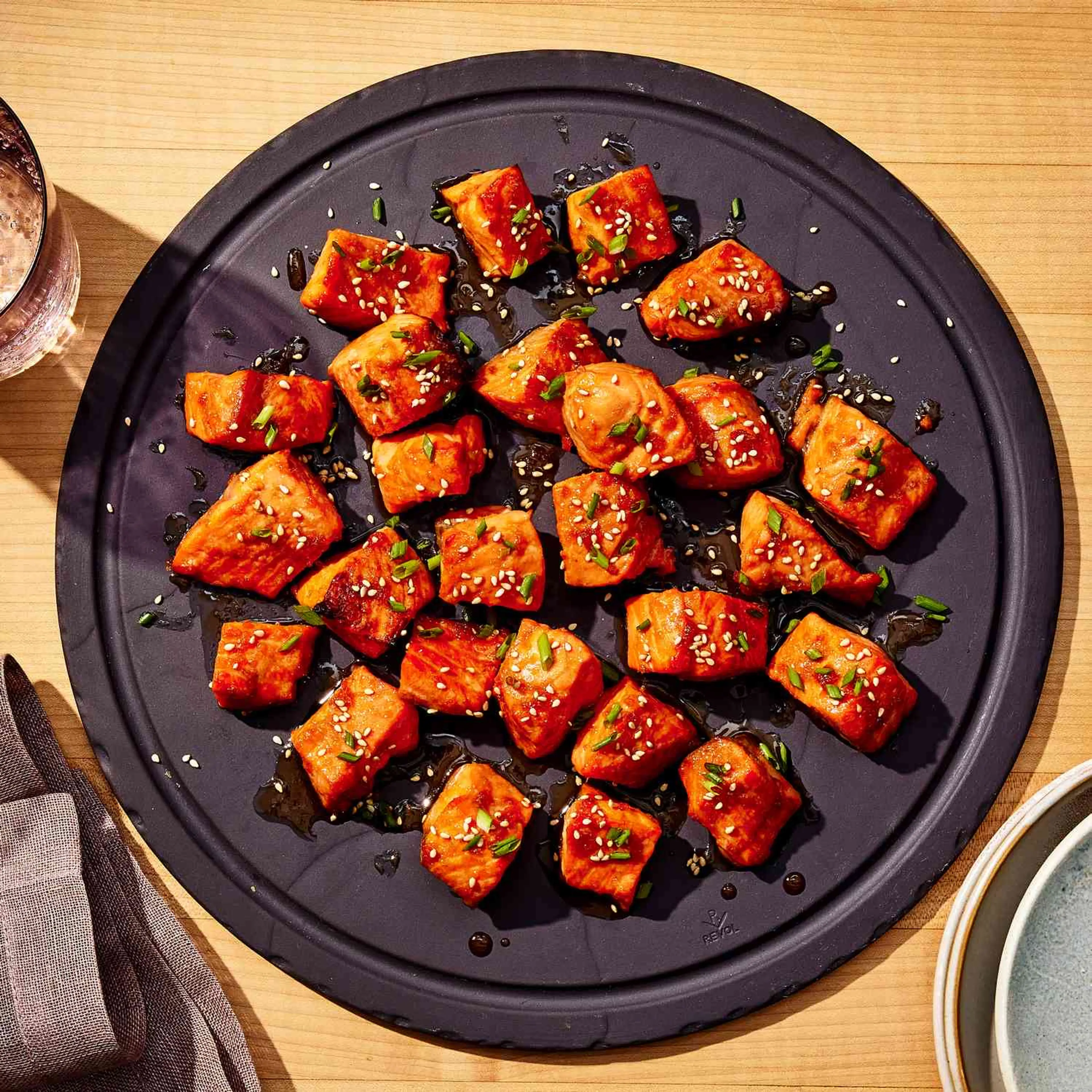 Ginger-Soy Salmon Bites
