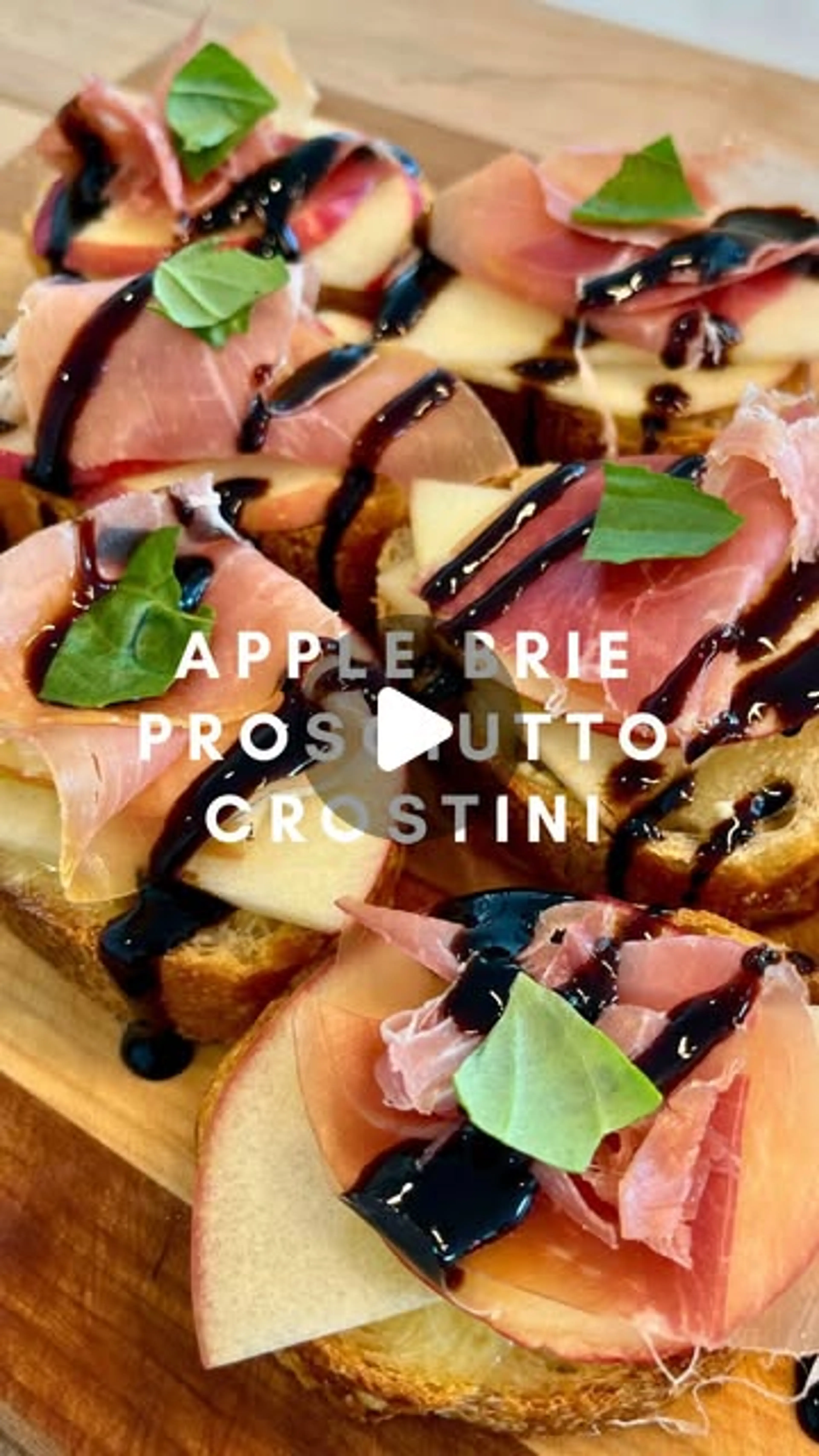 Have a Drink While You’re Making Some Apple Brie Prosciutto