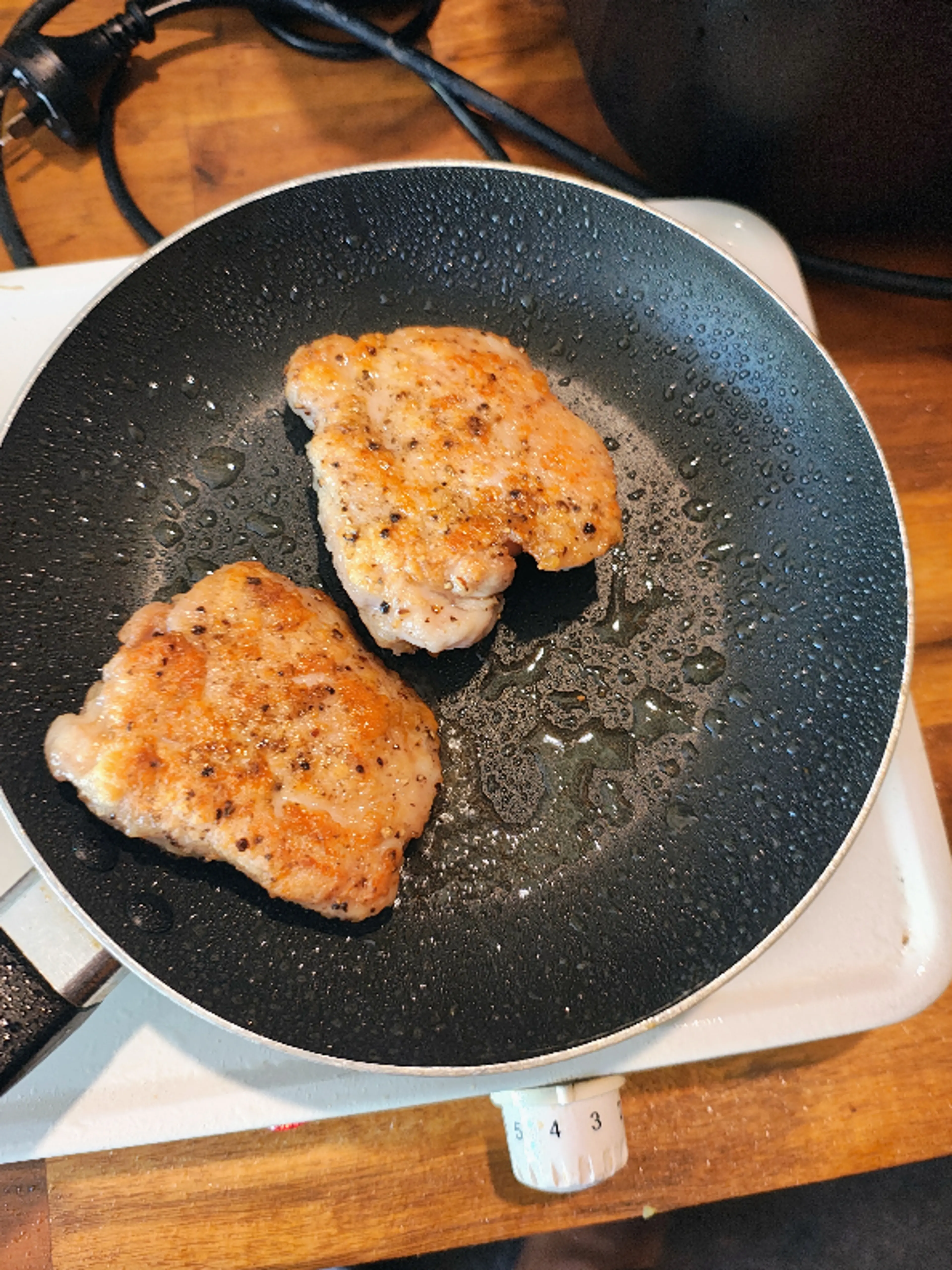 Sticky Gochujang Glazed Chicken and Bacon Burgers