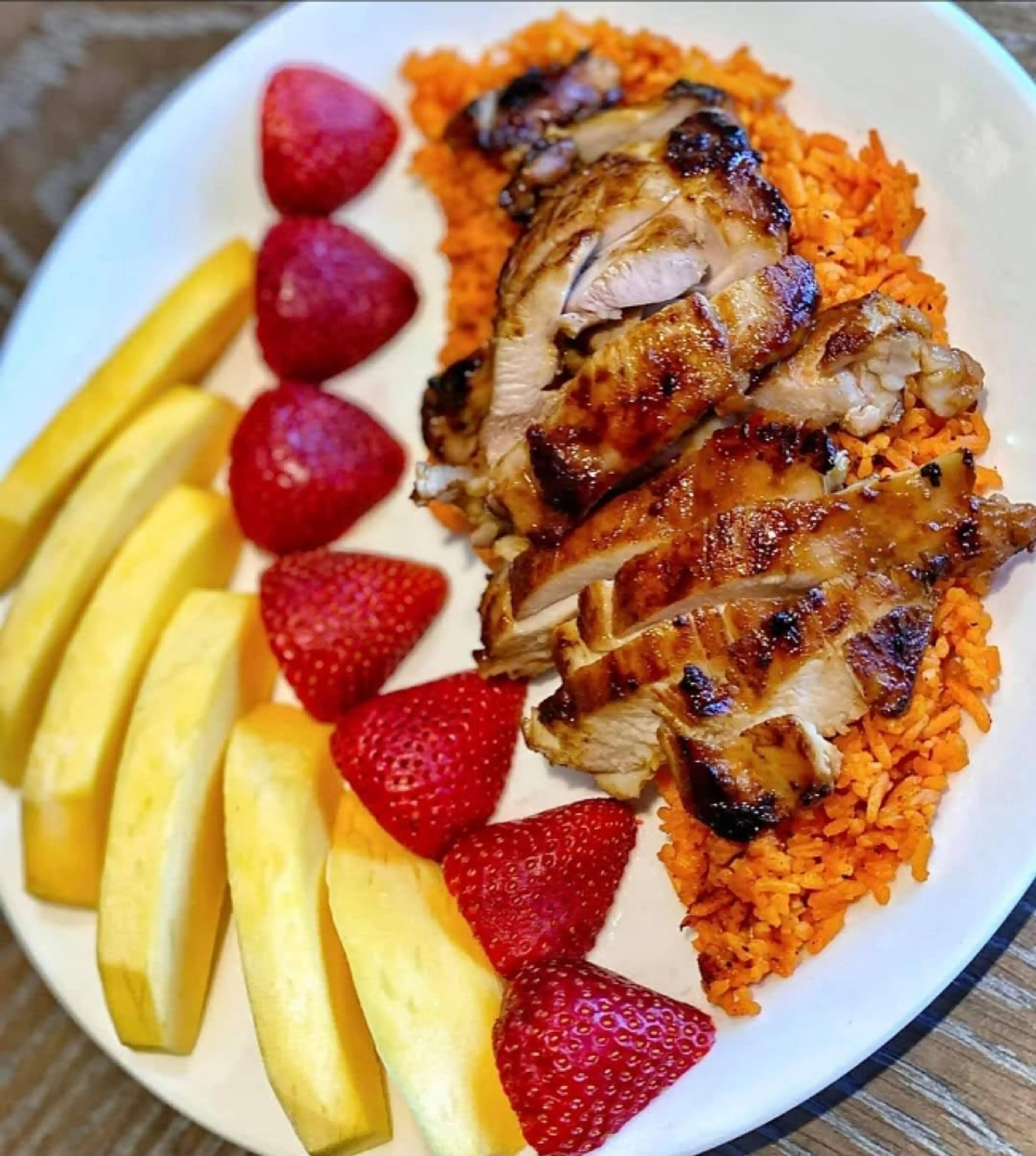 Karen's Chamorro Red Rice and Chicken