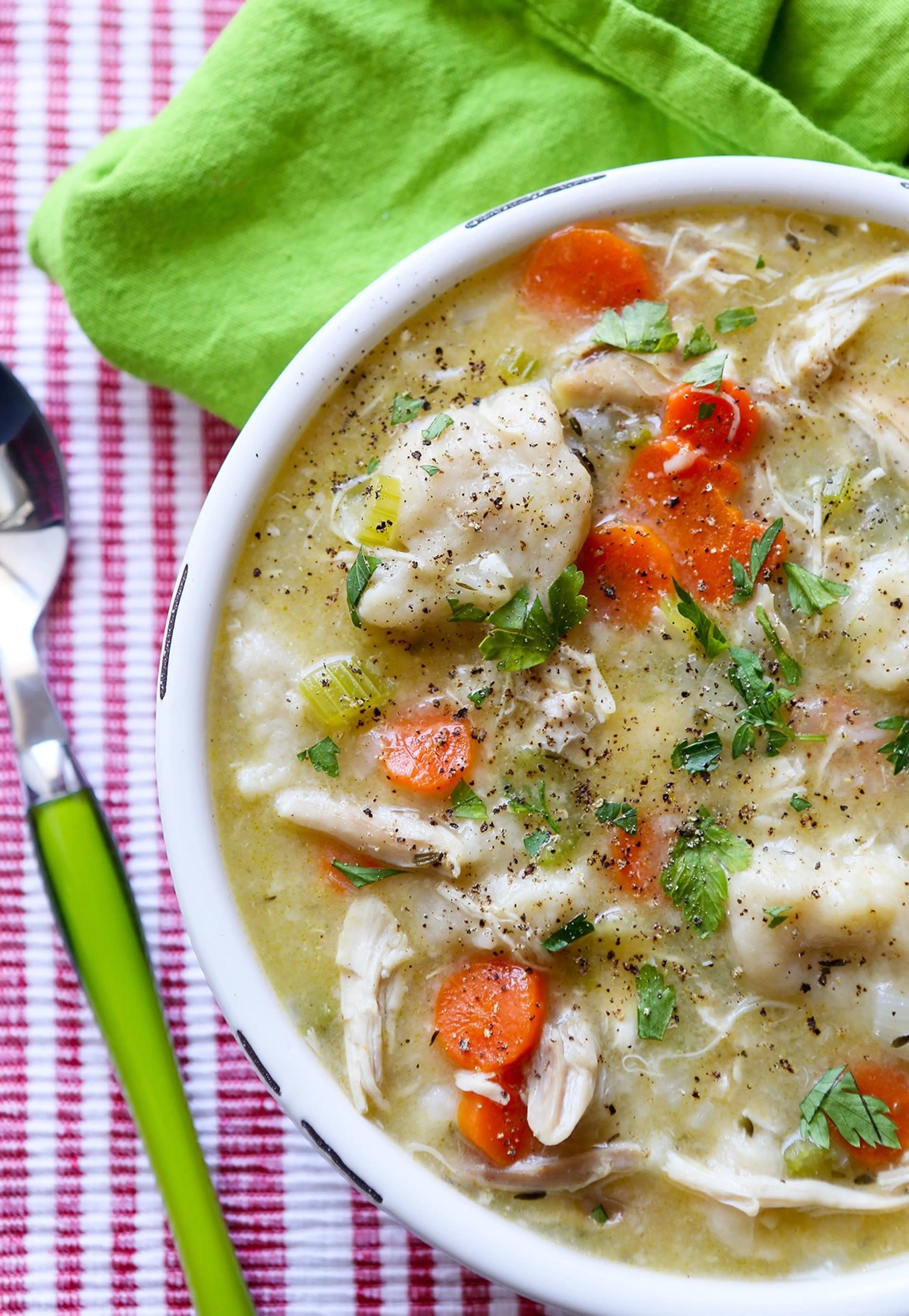 Chicken and Dumplings With Canned Biscuits