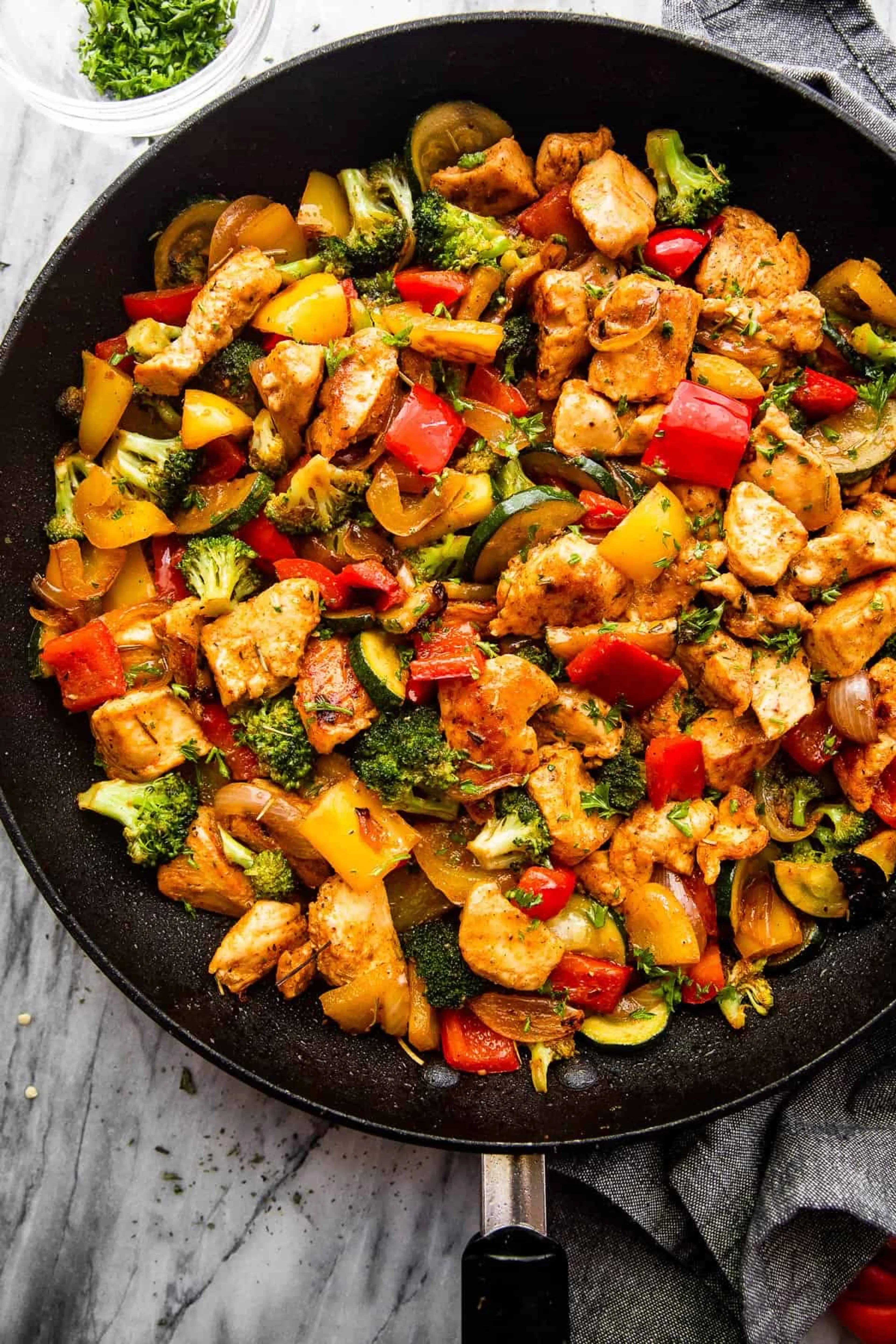 Chicken and Vegetables Skillet Recipe