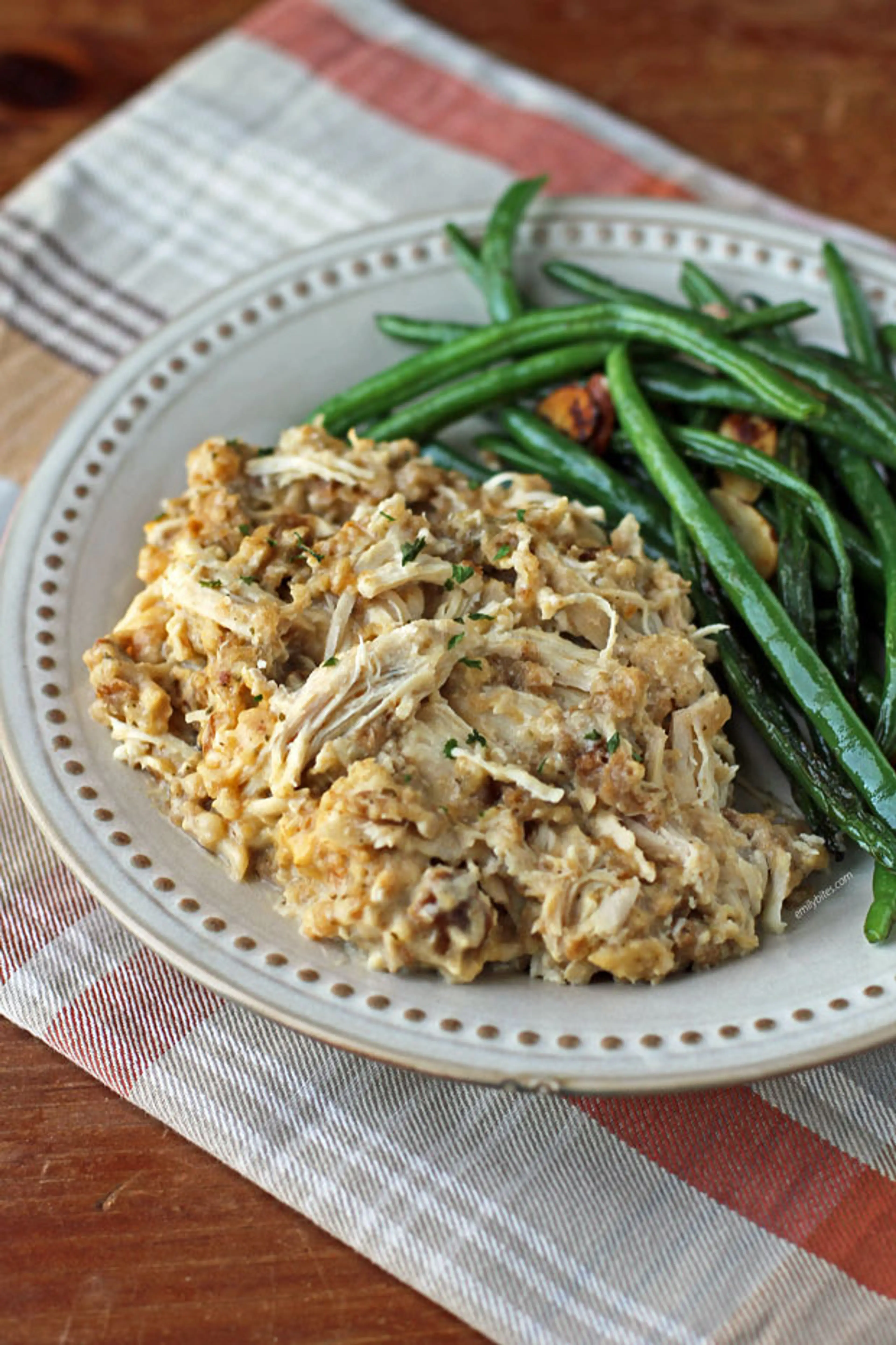 Slow Cooker Chicken and Stuffing