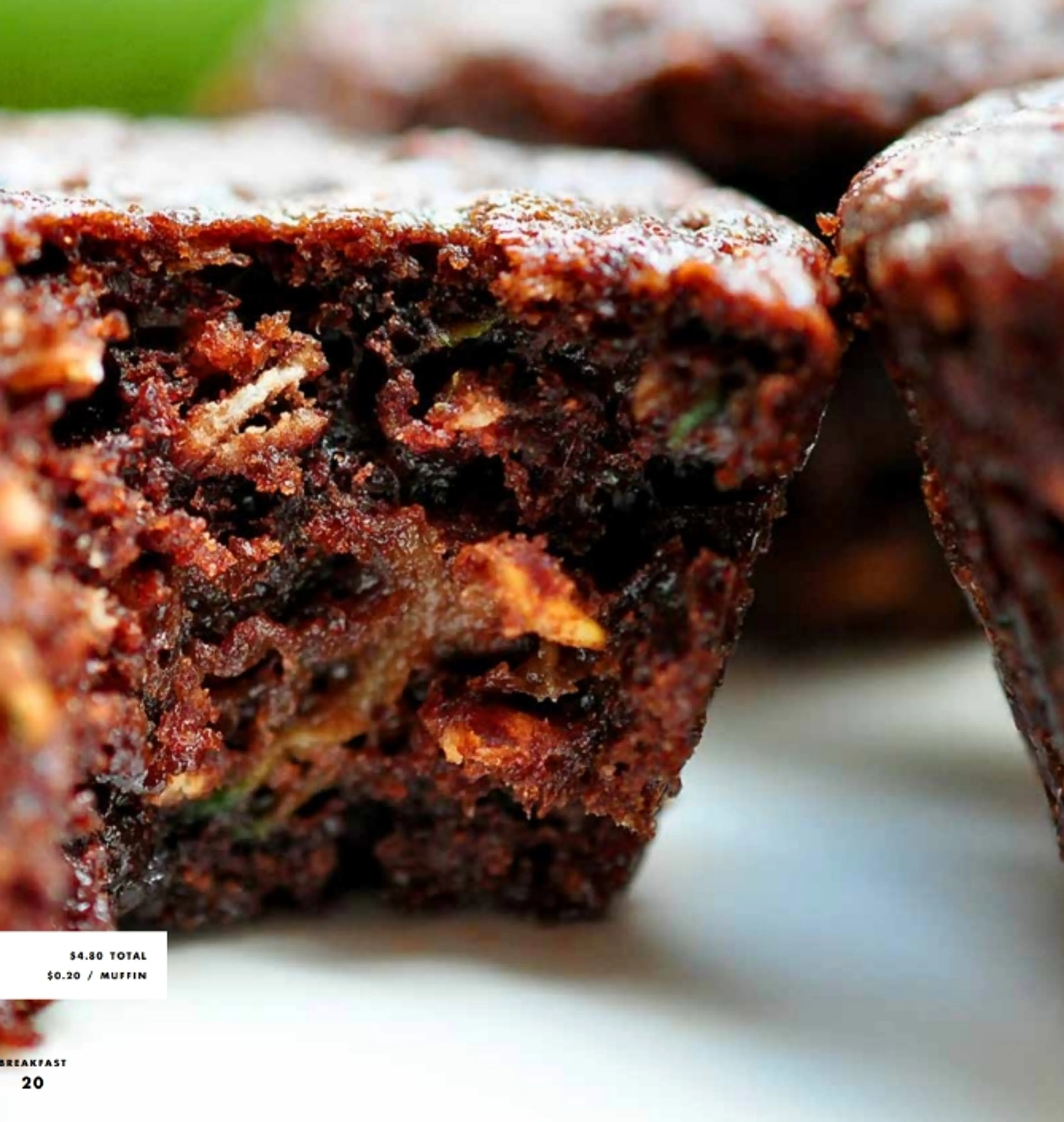 Chocolate Zucchini Muffins