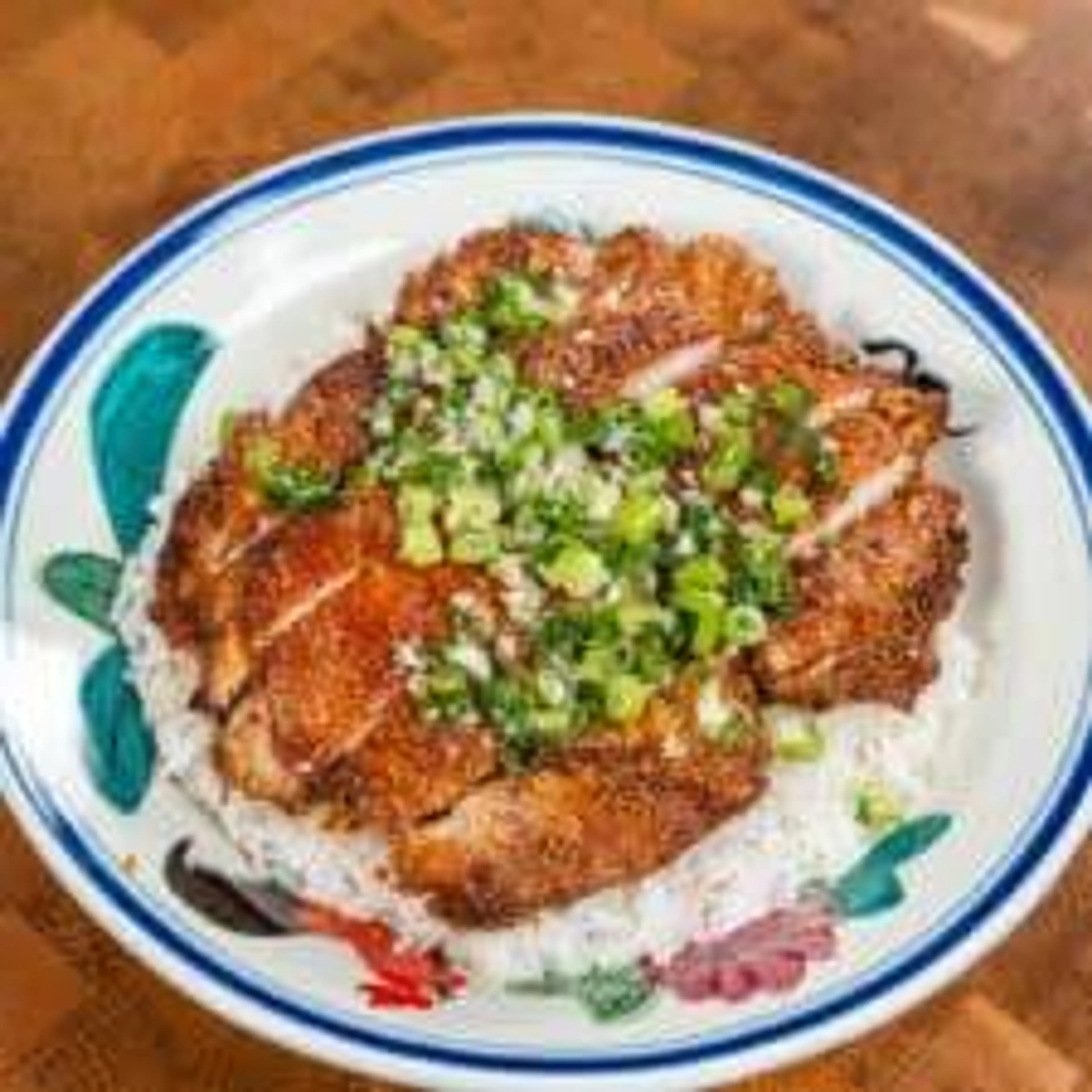 Air Fryer Crispy Chicken with Scallion Oil