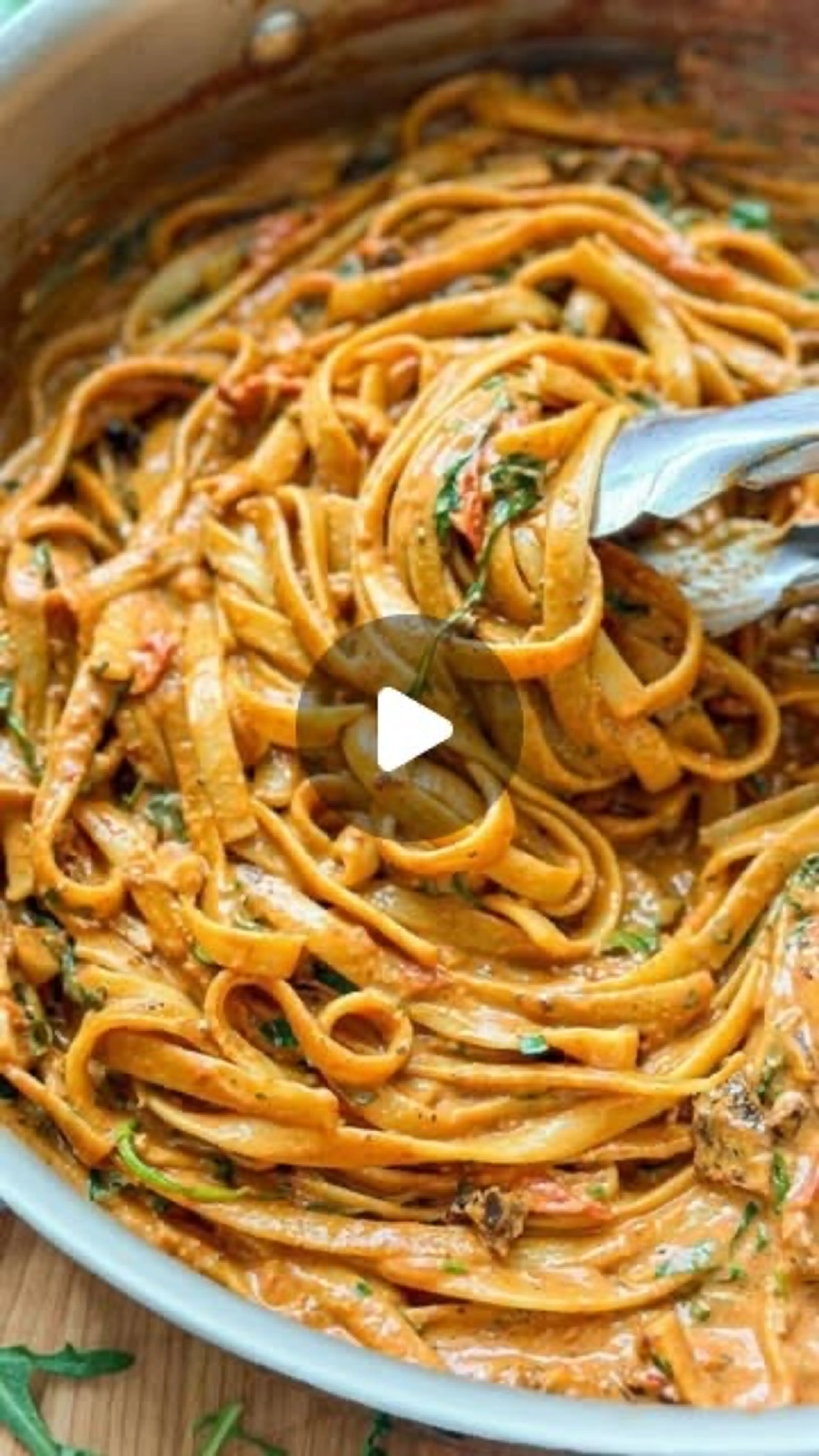 Vegan Creamy Sun Dried Tomato Pasta