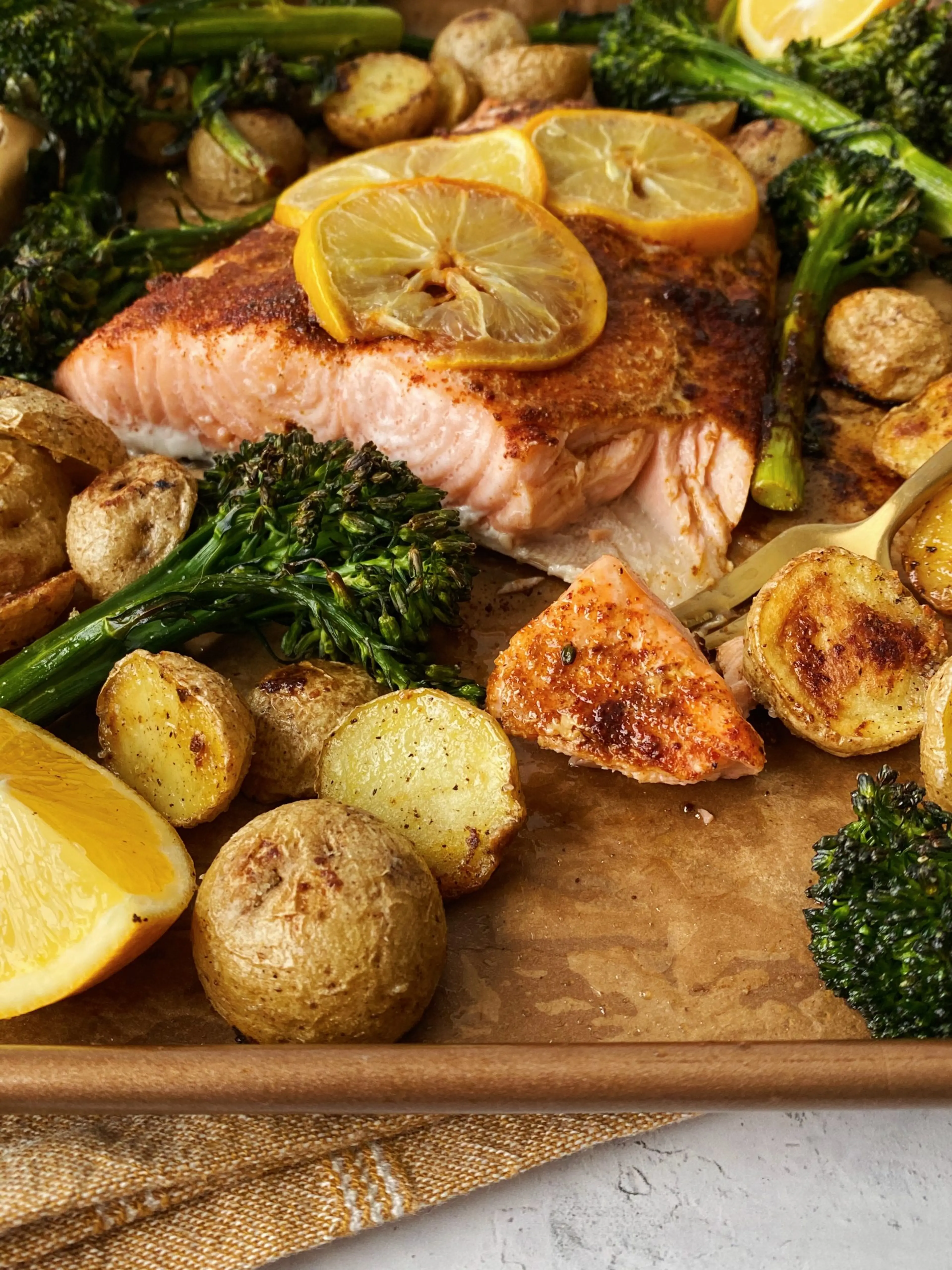 Easy Sheet Pan Salmon for Two