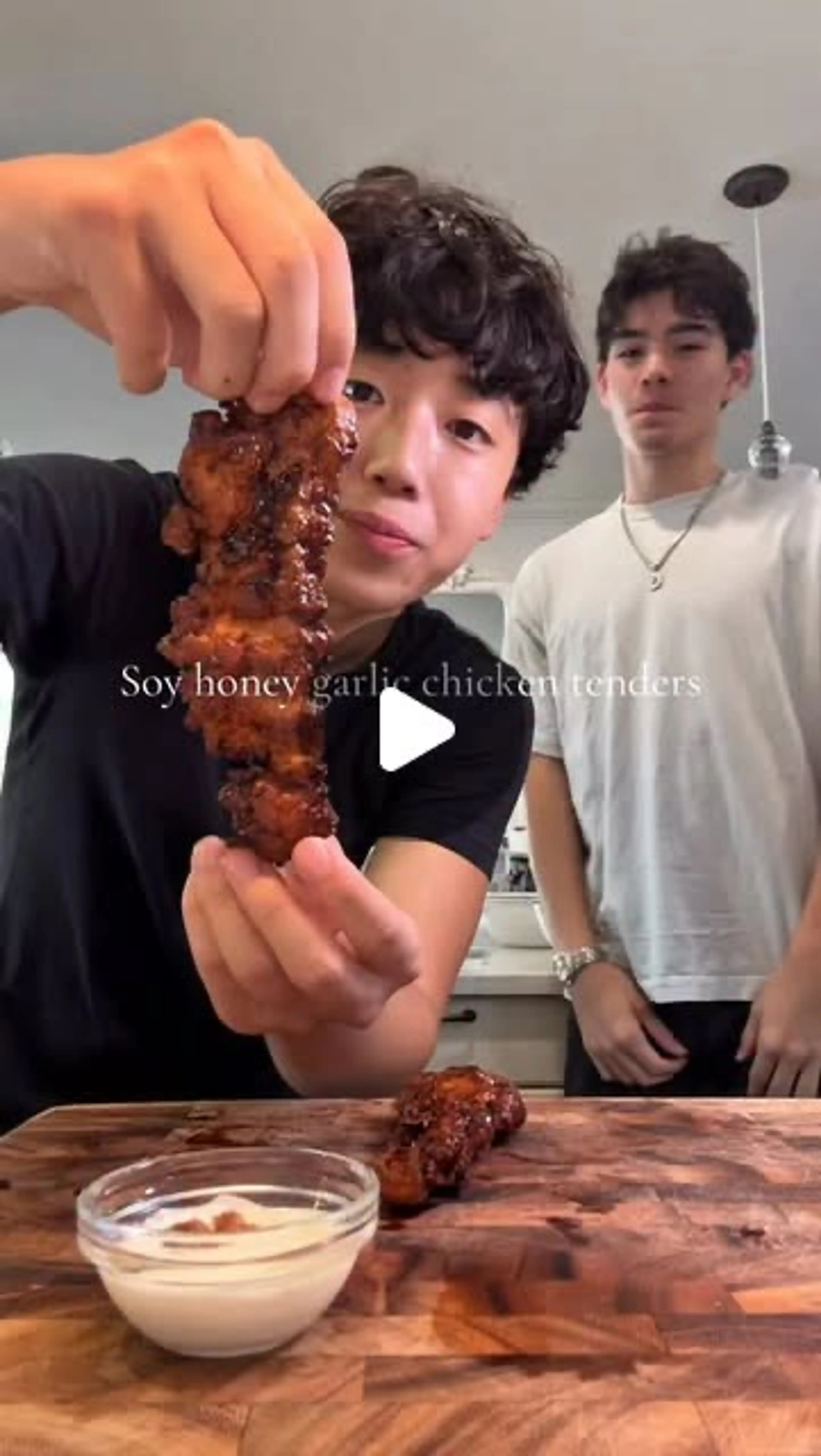 Soy Honey Garlic Chicken Tenders