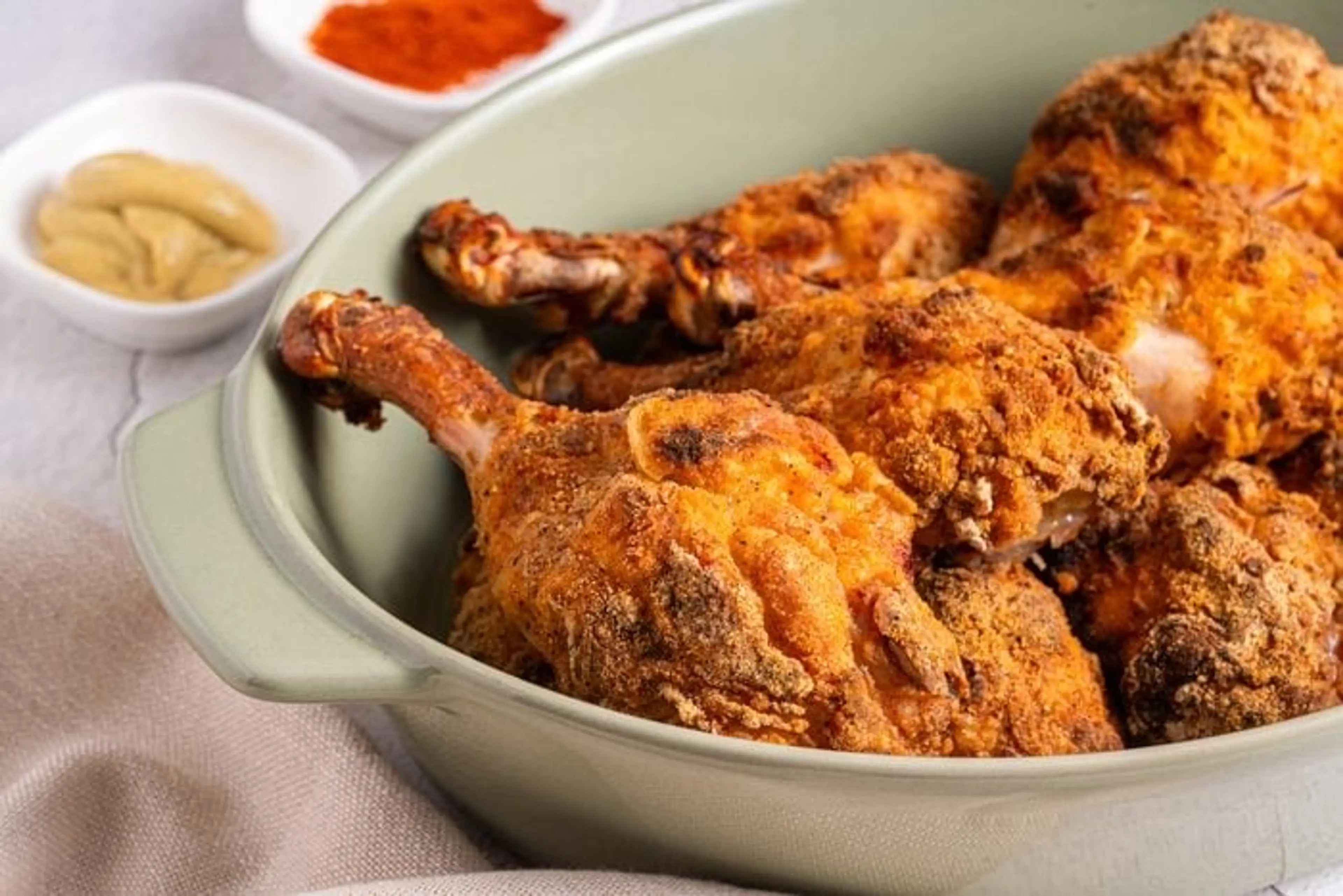 Oven-Fried Chicken Drumsticks