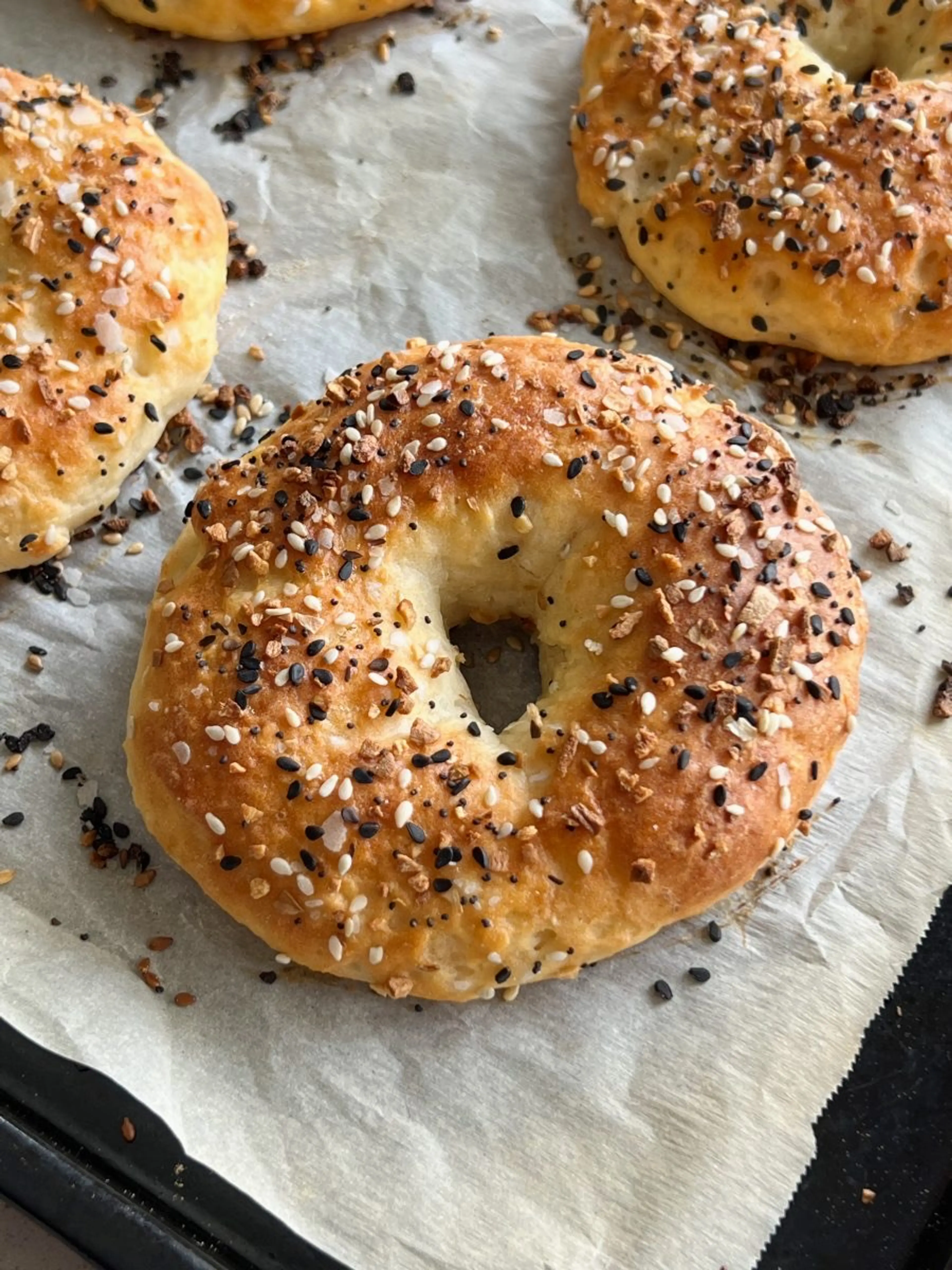 Greek Yogurt Bagels