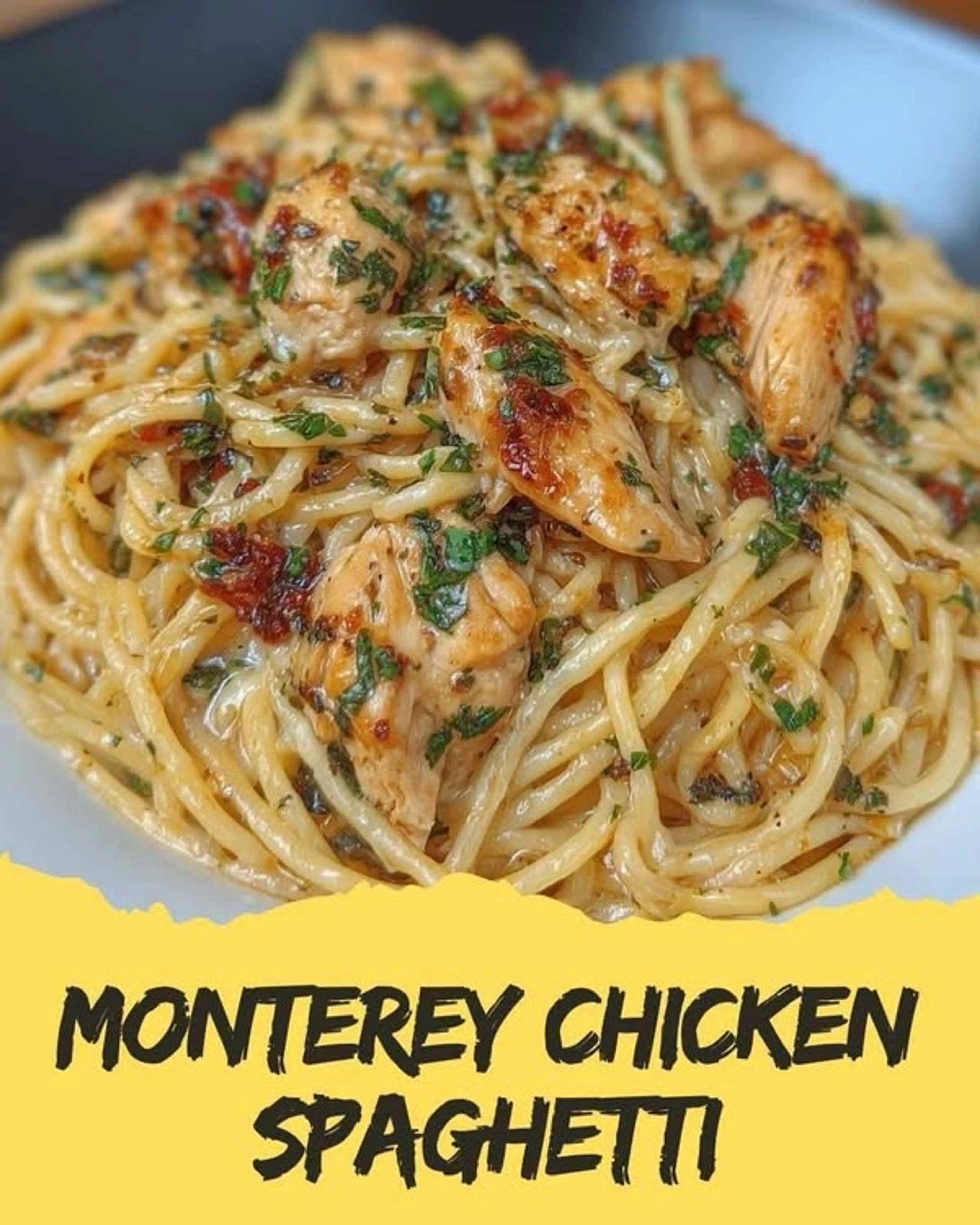 Monterey Chicken Spaghetti Casserole