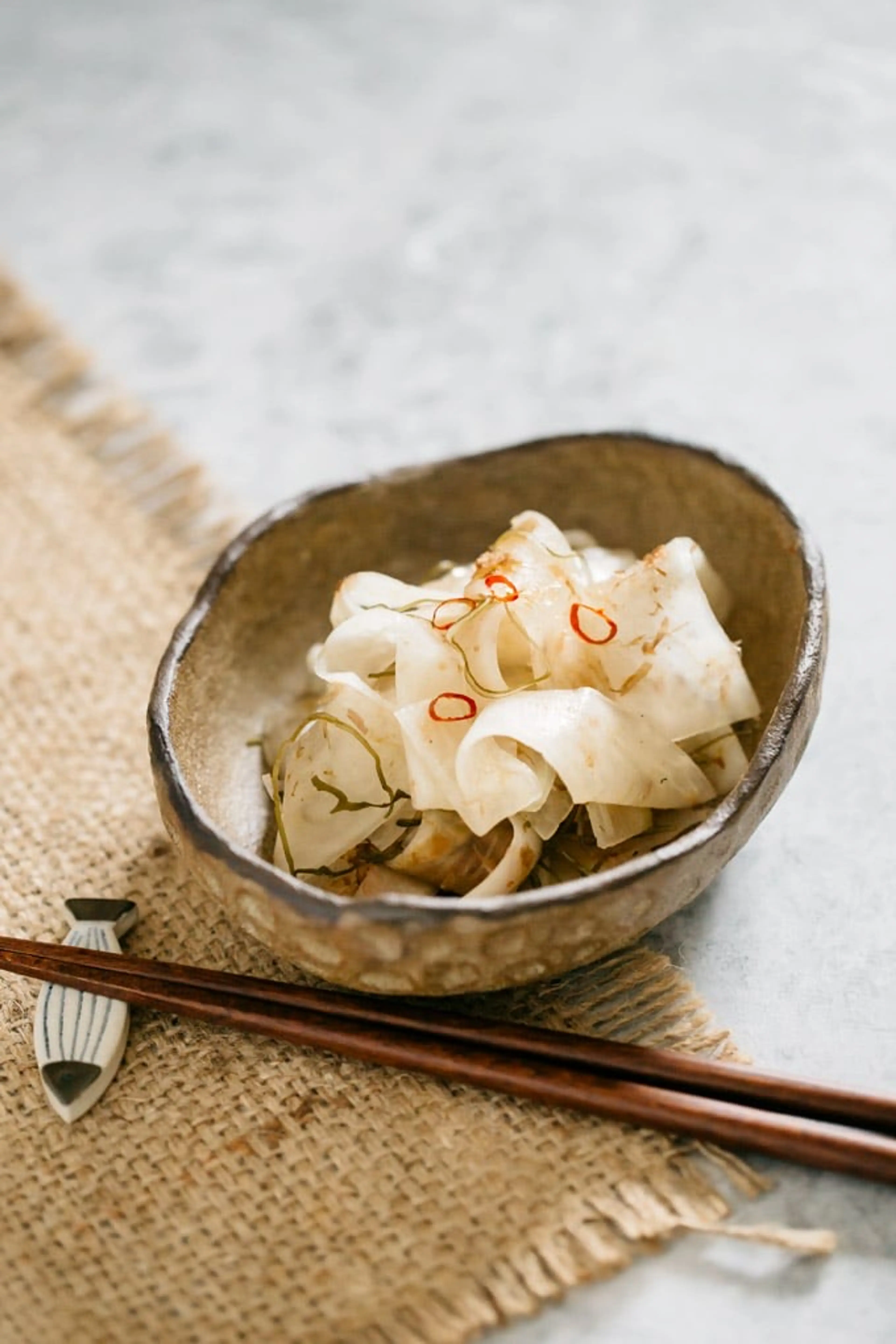 PIckled Daikon (My Aunt Keiko's Recipe) 大根の漬物