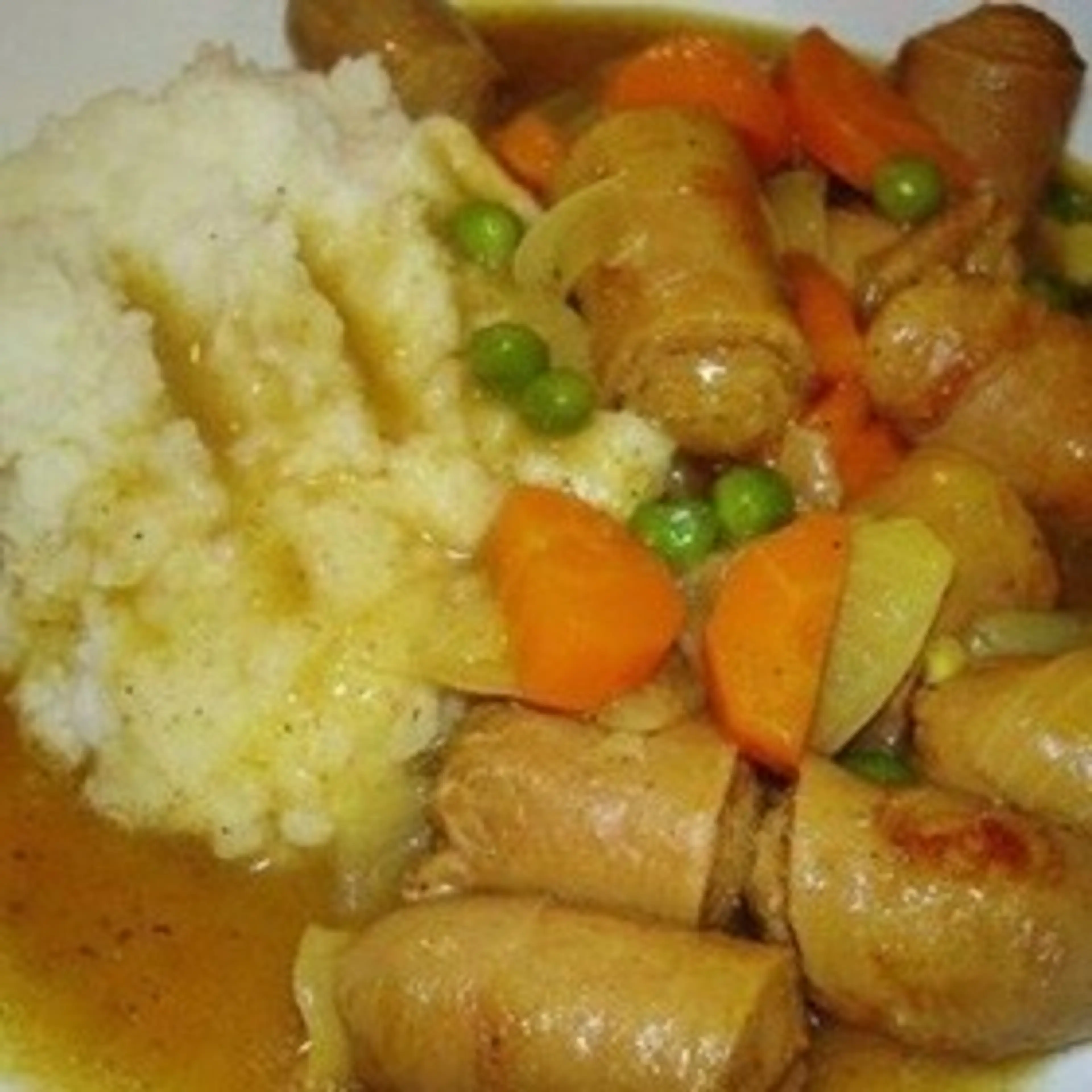 Curried Sausages