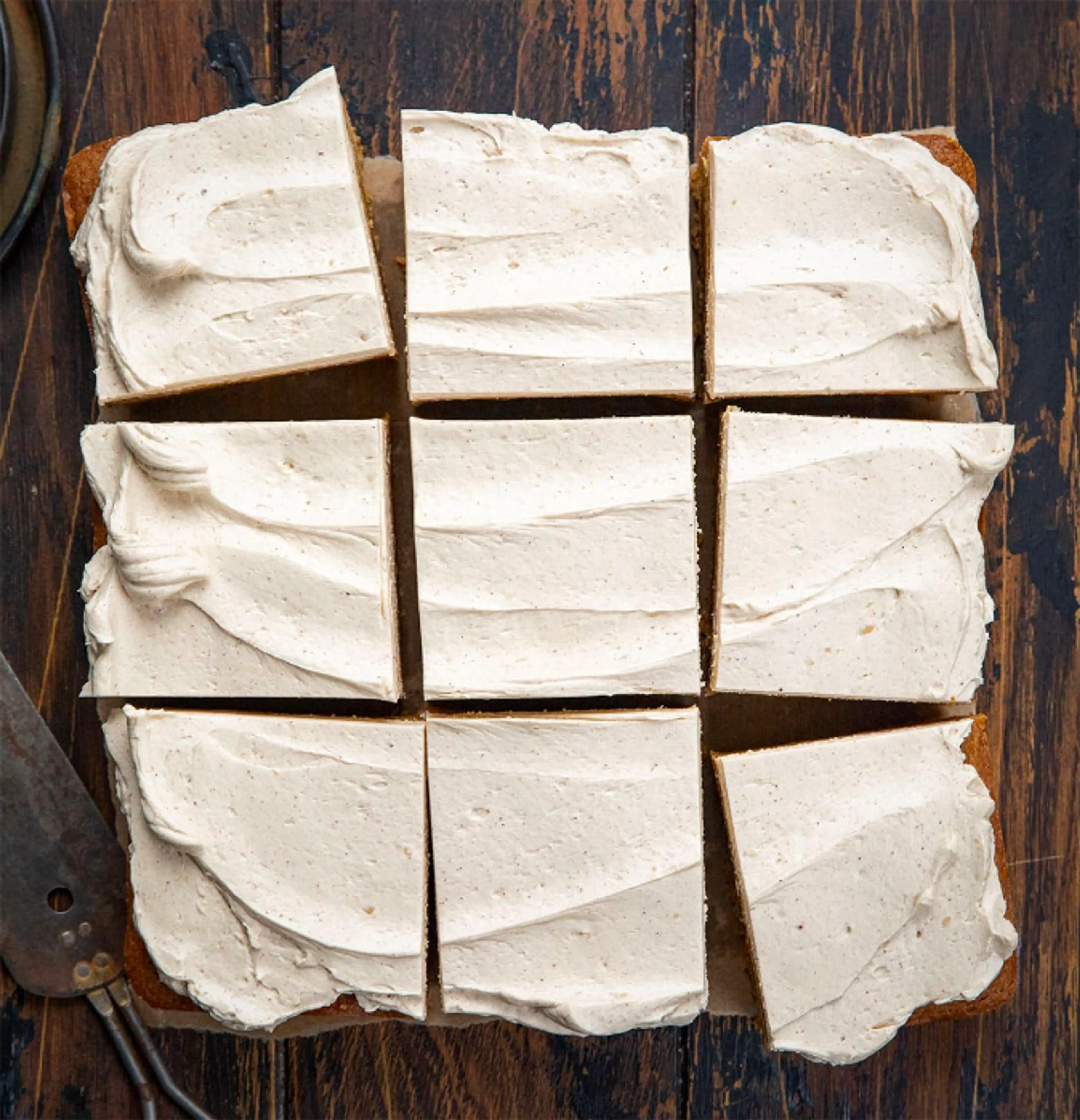 Frosted Gingerbread Brownies