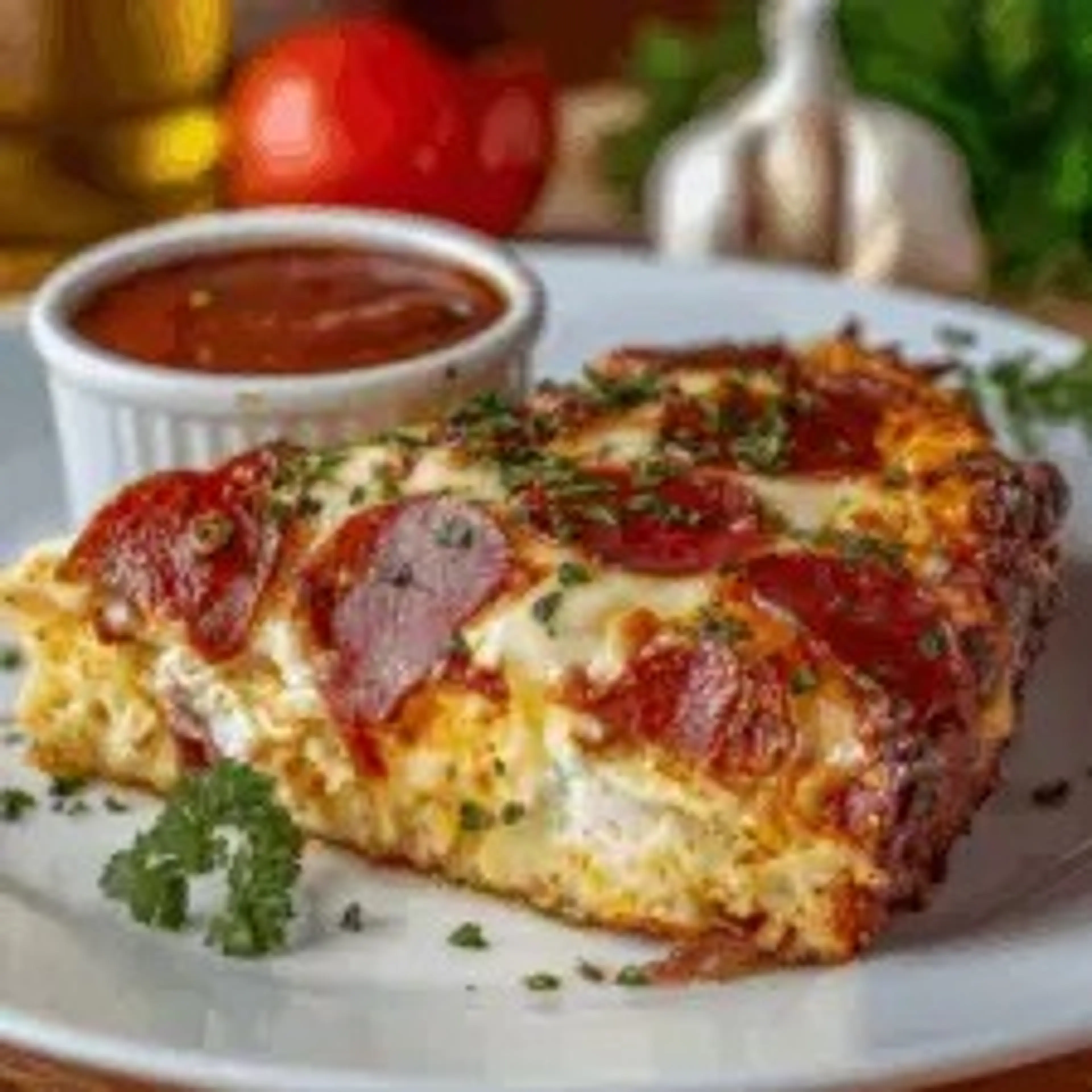 Pizza-Style Cottage Cheese Bake