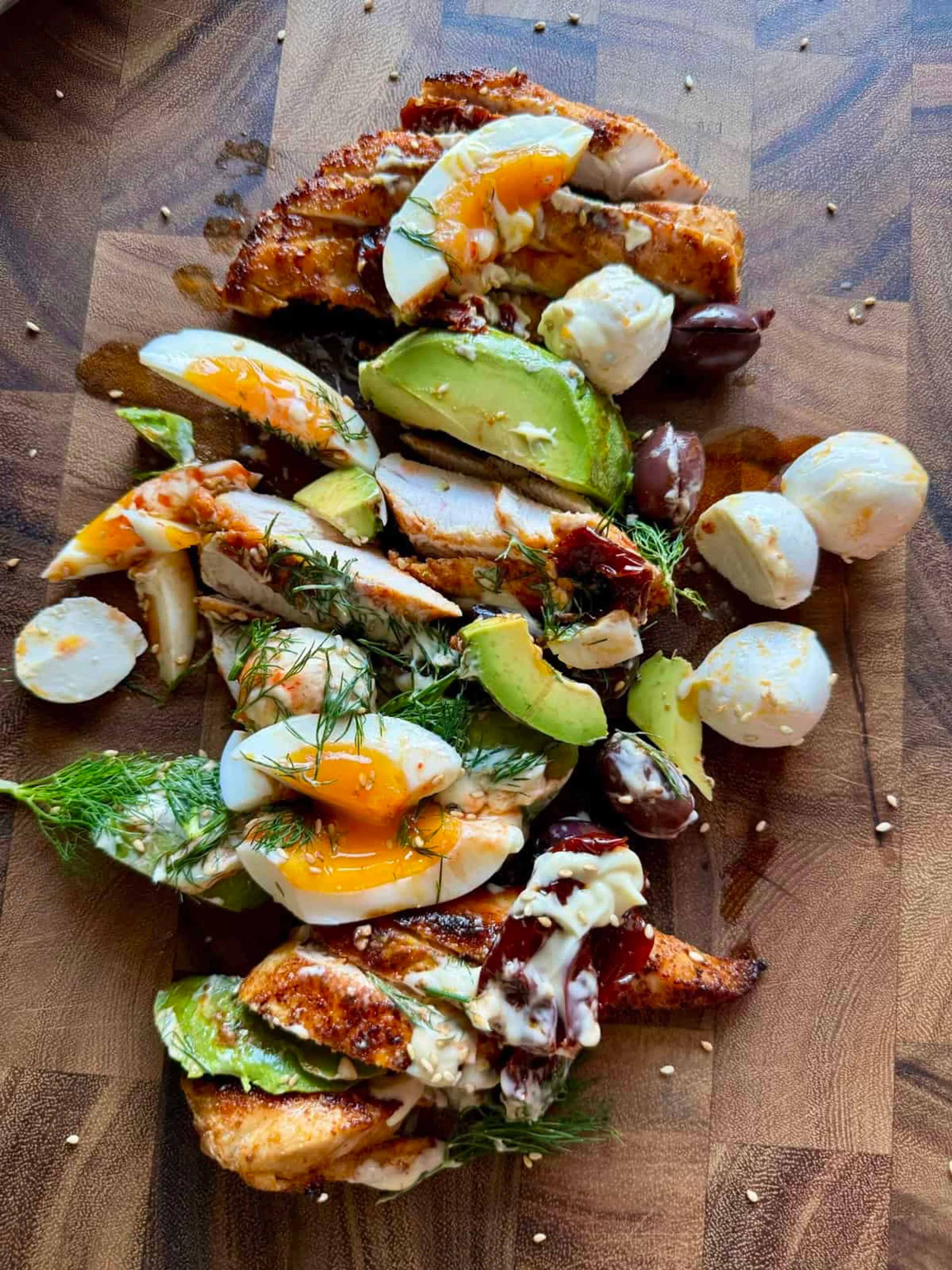 Creamy Chopped Chicken Salad Stuffed Pitas