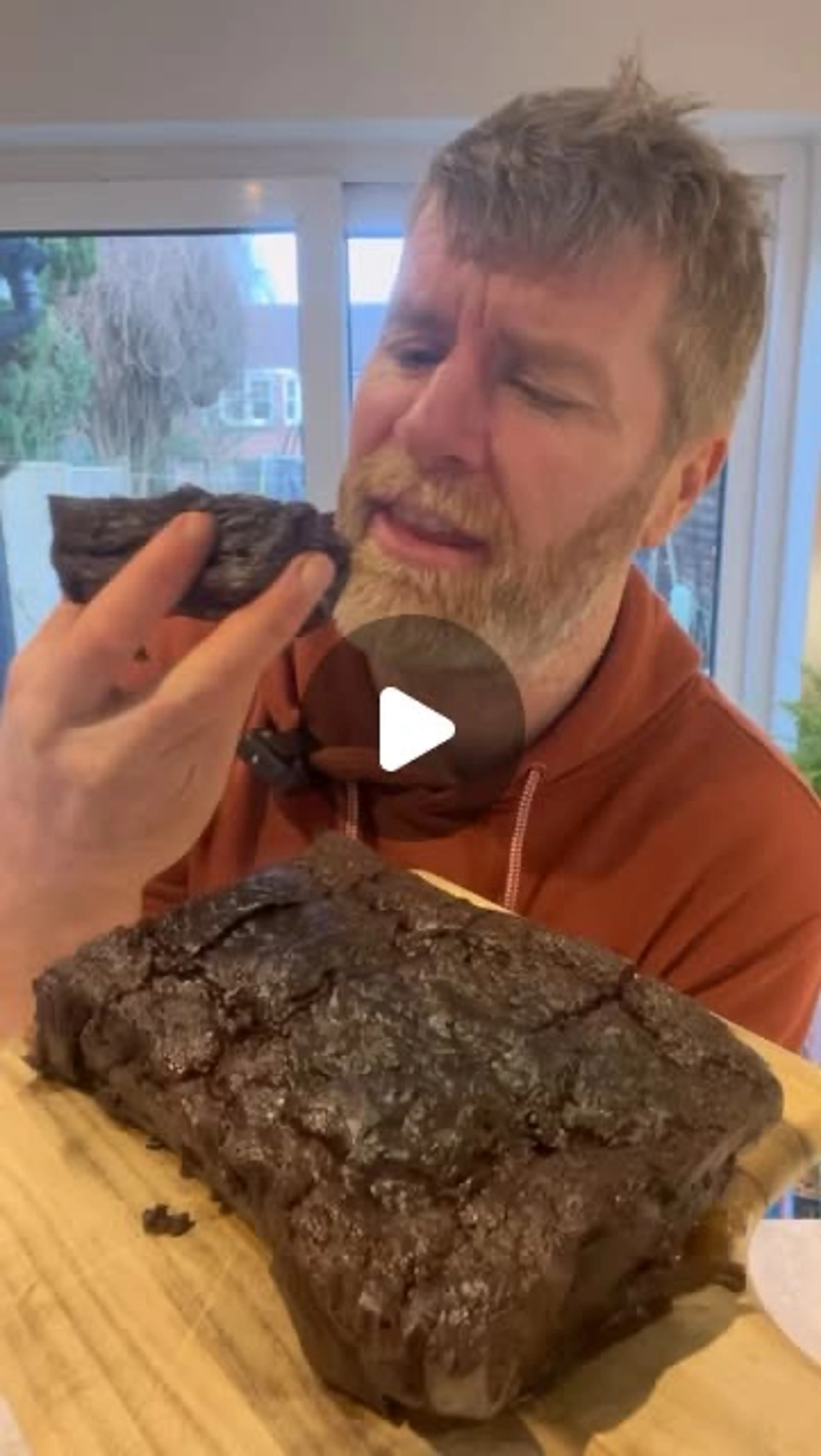 Chocolate Banana Brownie - Save Recipe Below