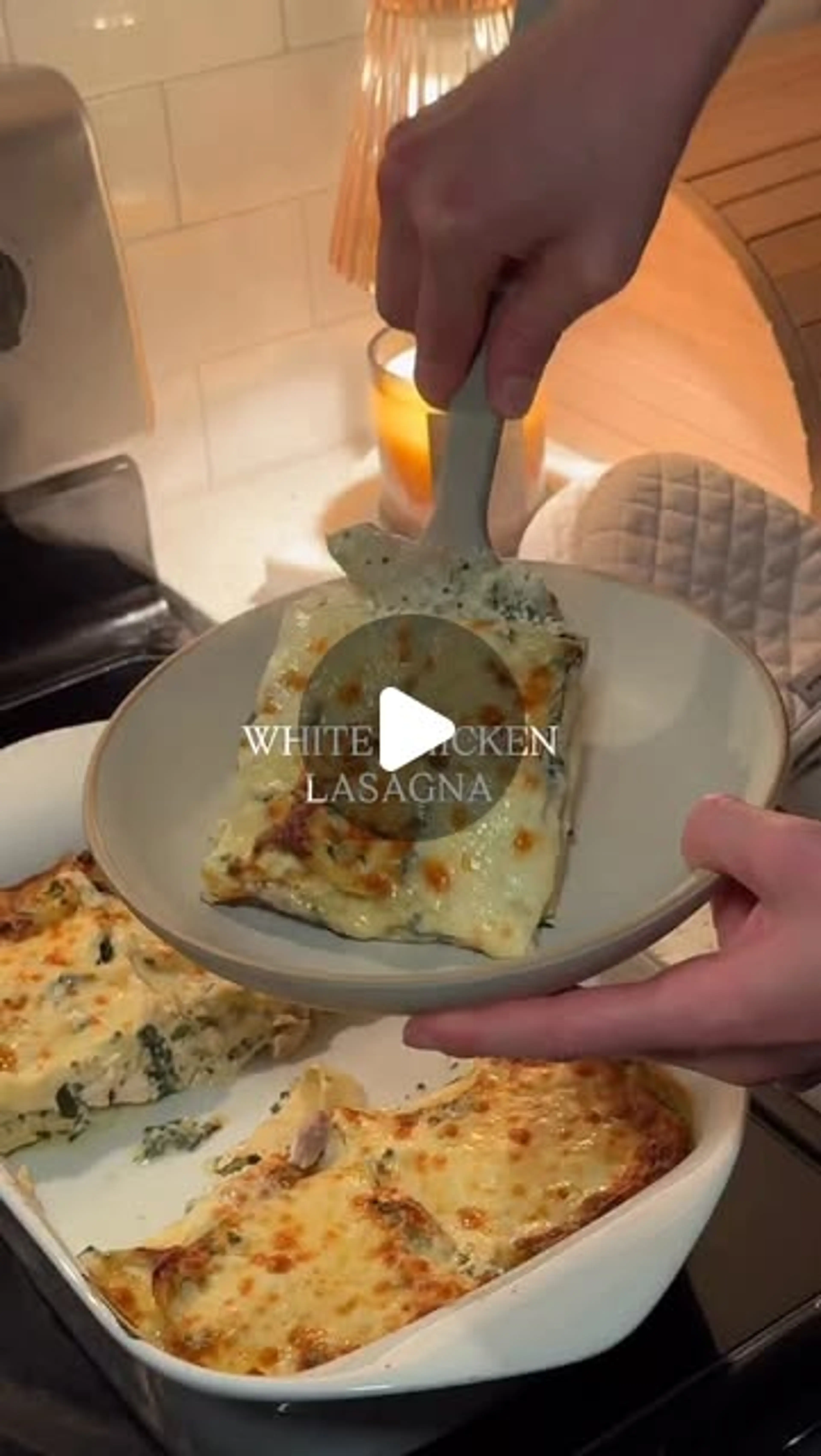 White Chicken Lasagna