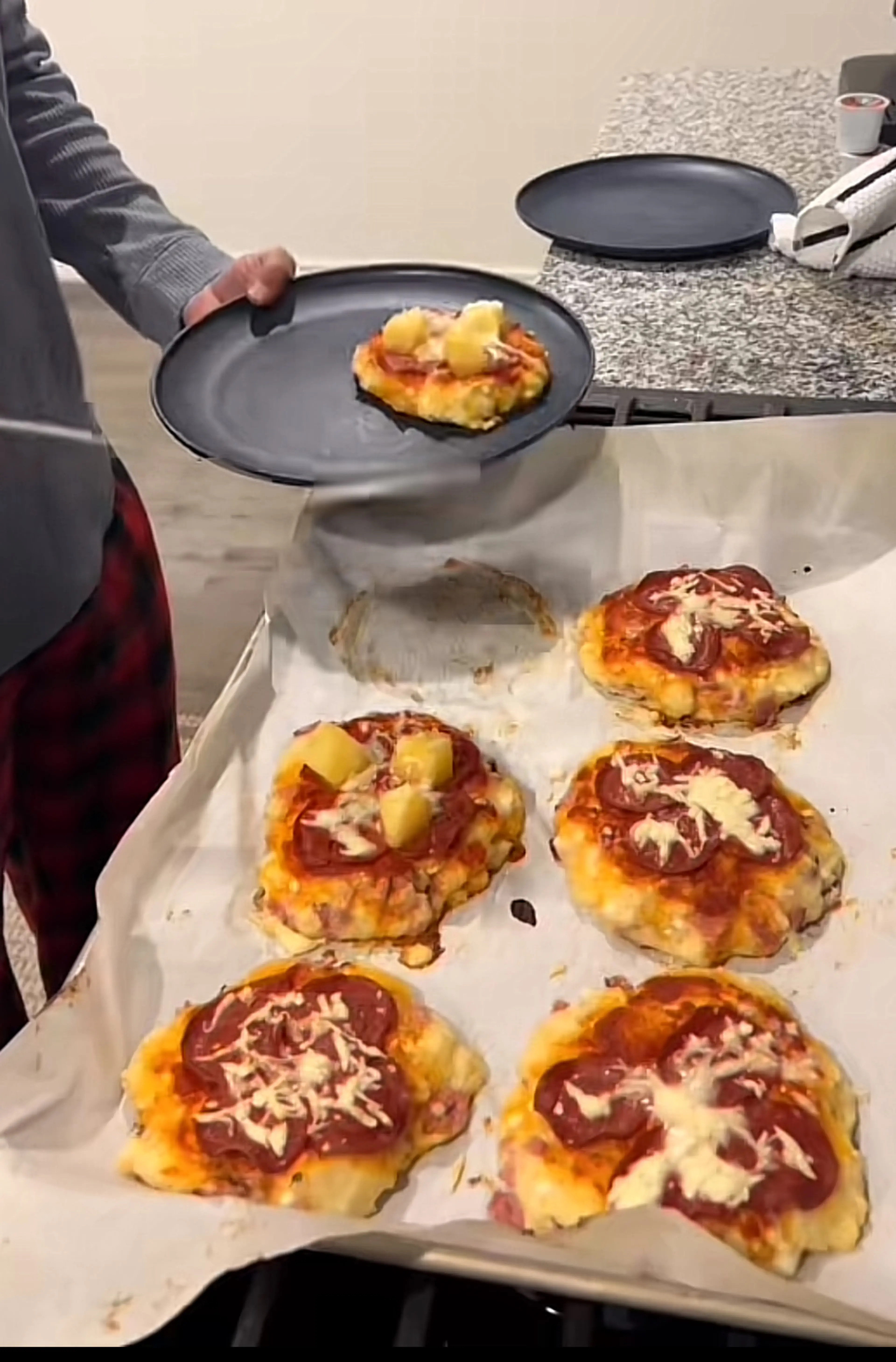 High Protein Mini Pizzas