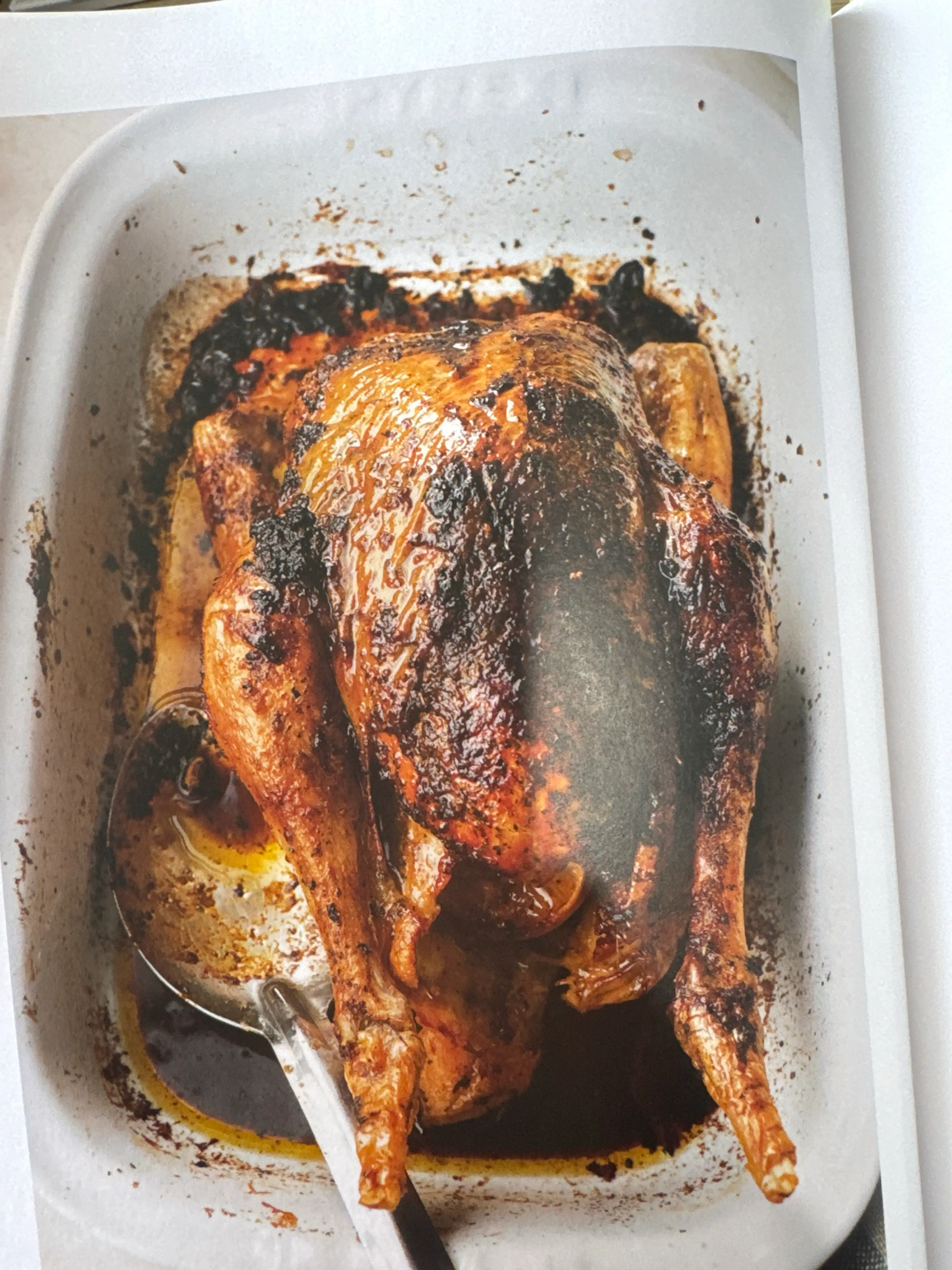 Spring roast chicken with preserved lemon