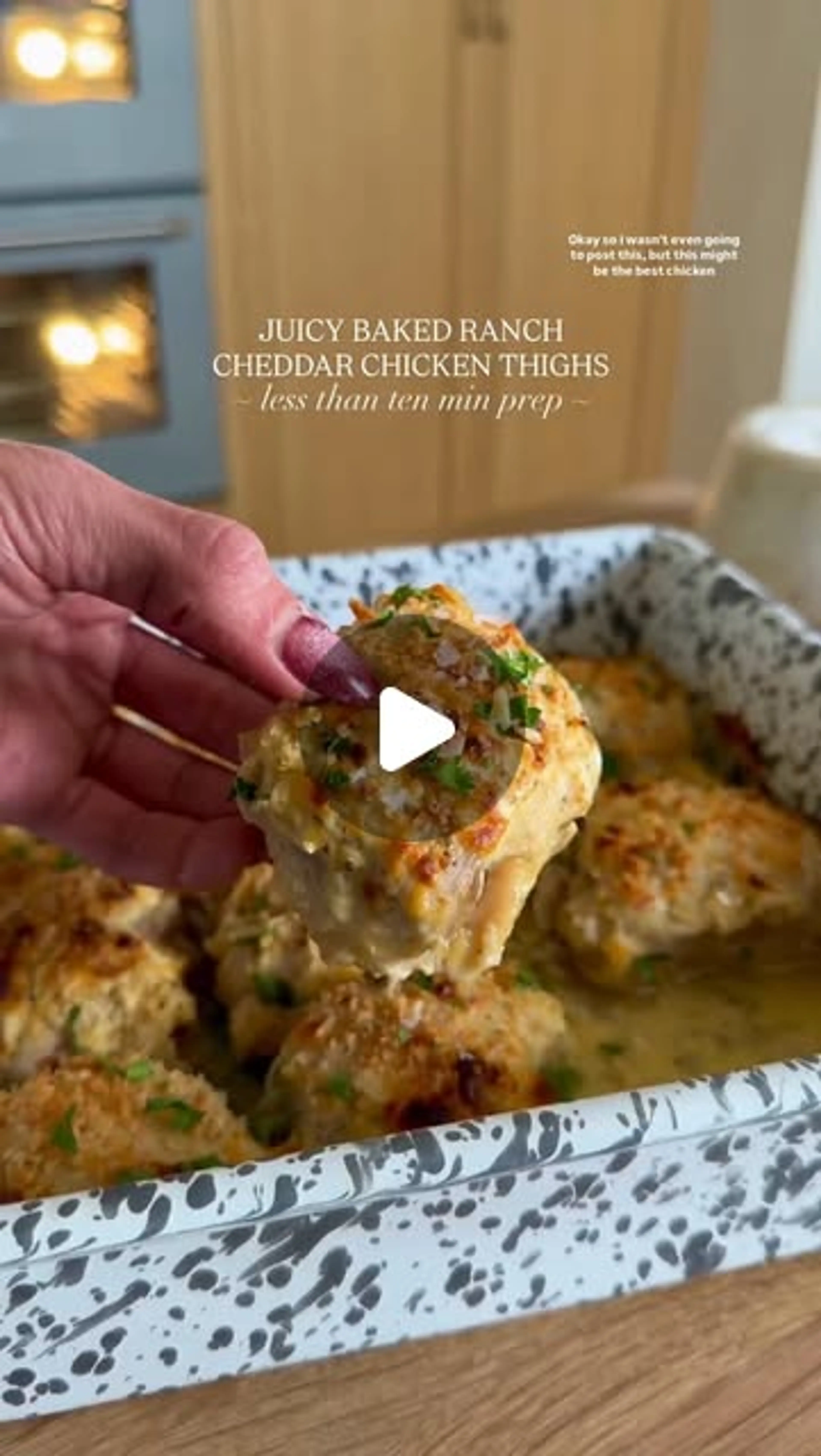 Baked Ranch Cheddar Chicken