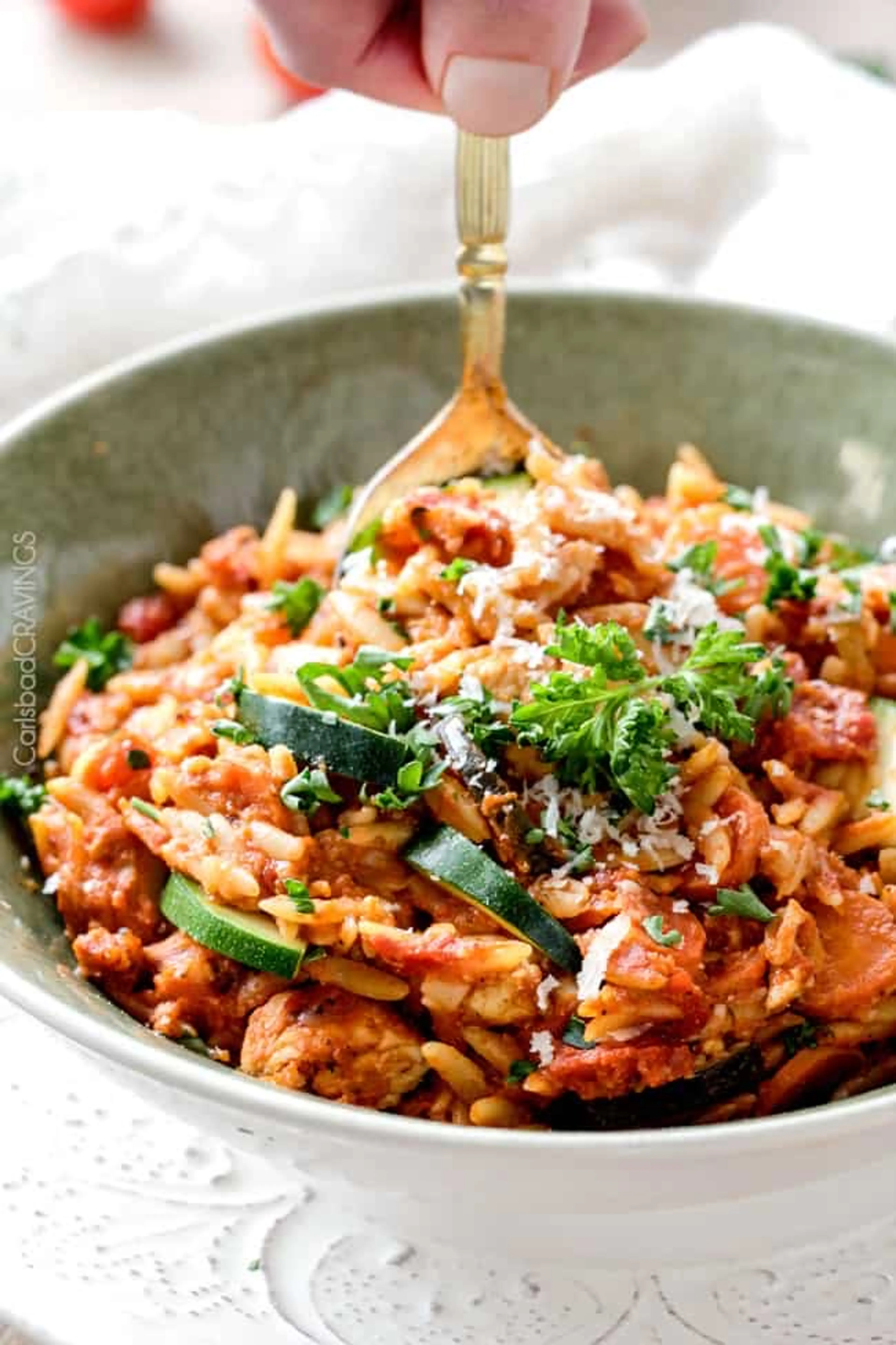 One Pot Chicken and Orzo