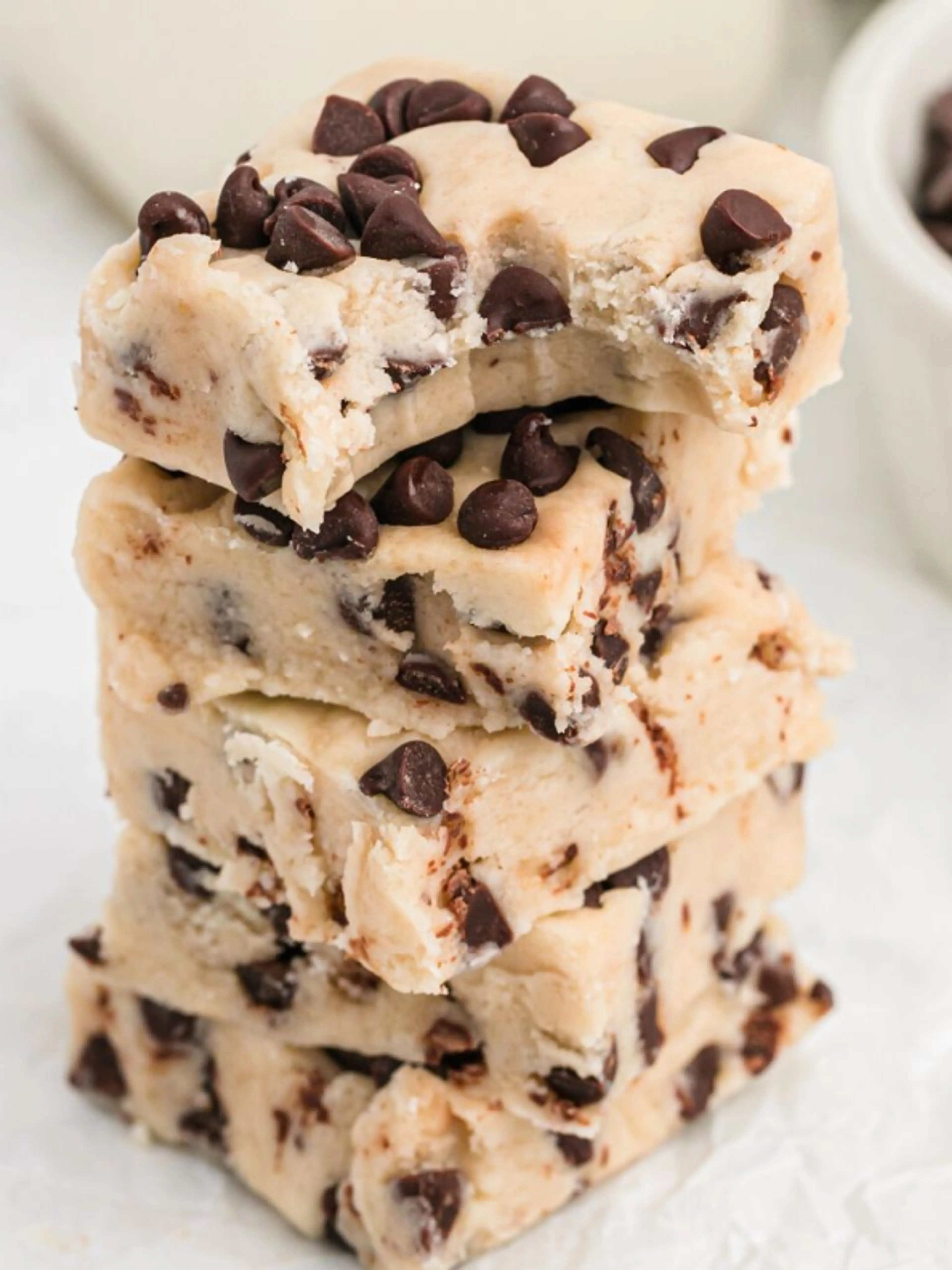 Chocolate Chip Cookie Dough Fudge