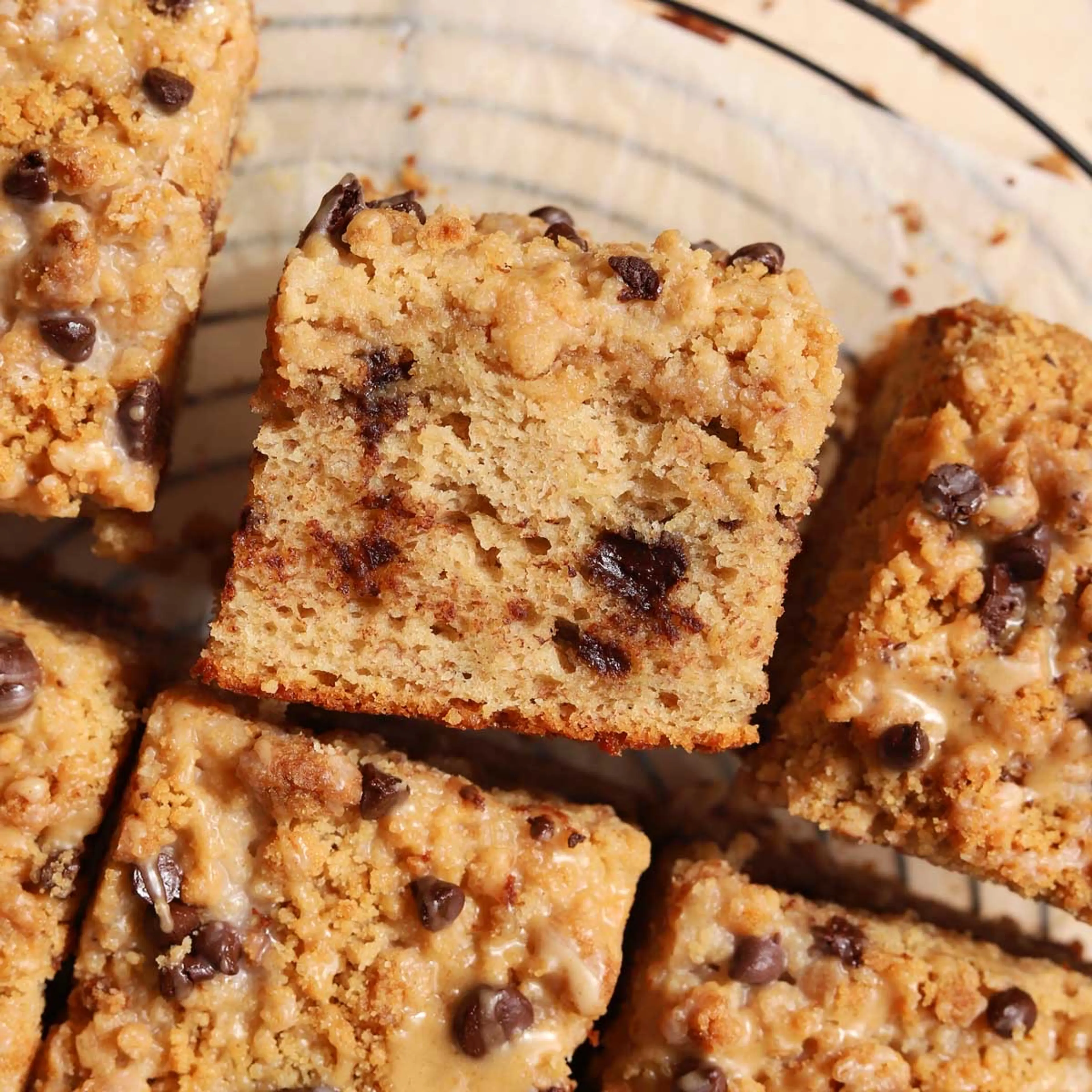 Chocolate Chip Banana Bread Coffee Cake