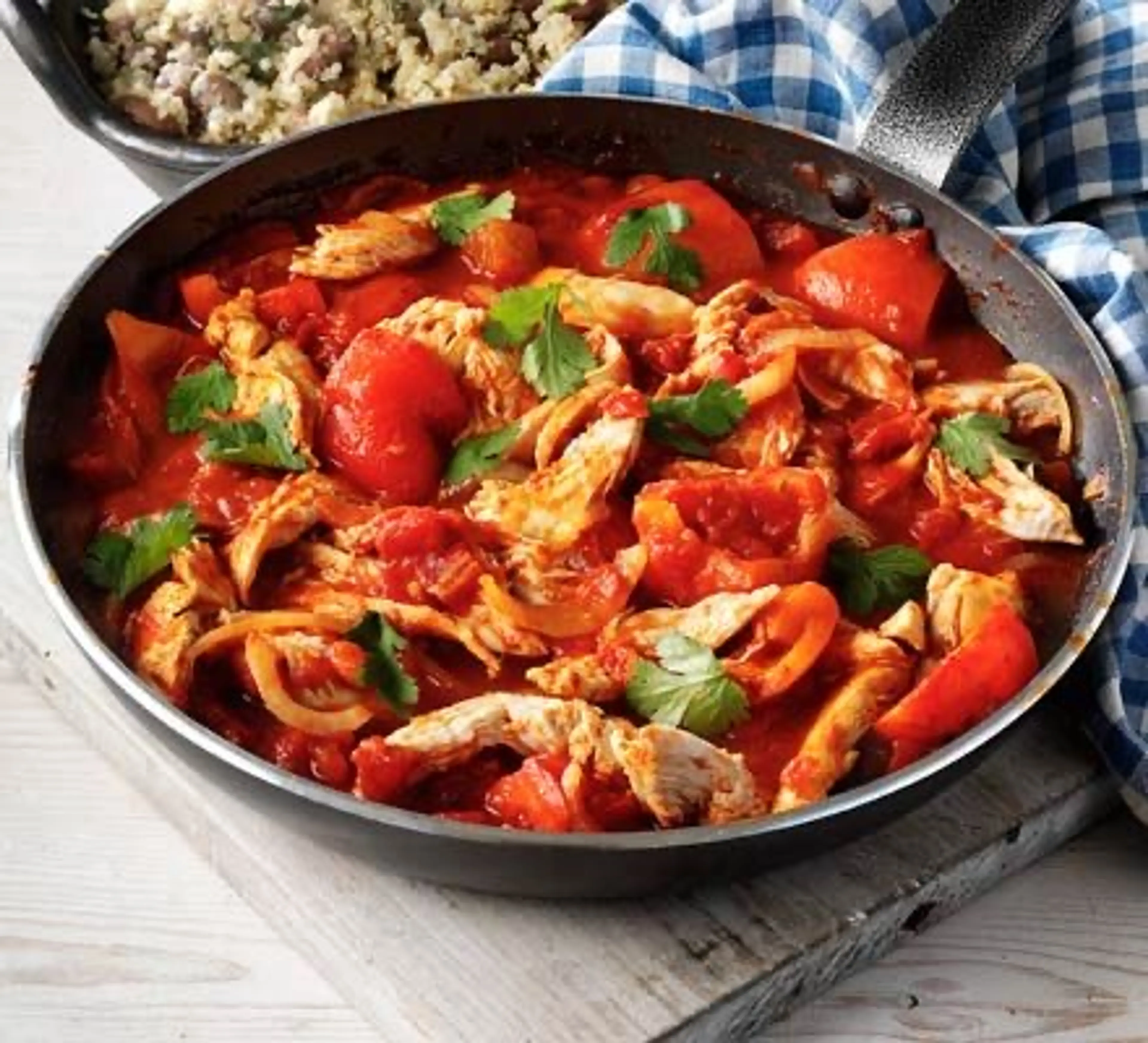 Mexican chicken stew with quinoa & beans