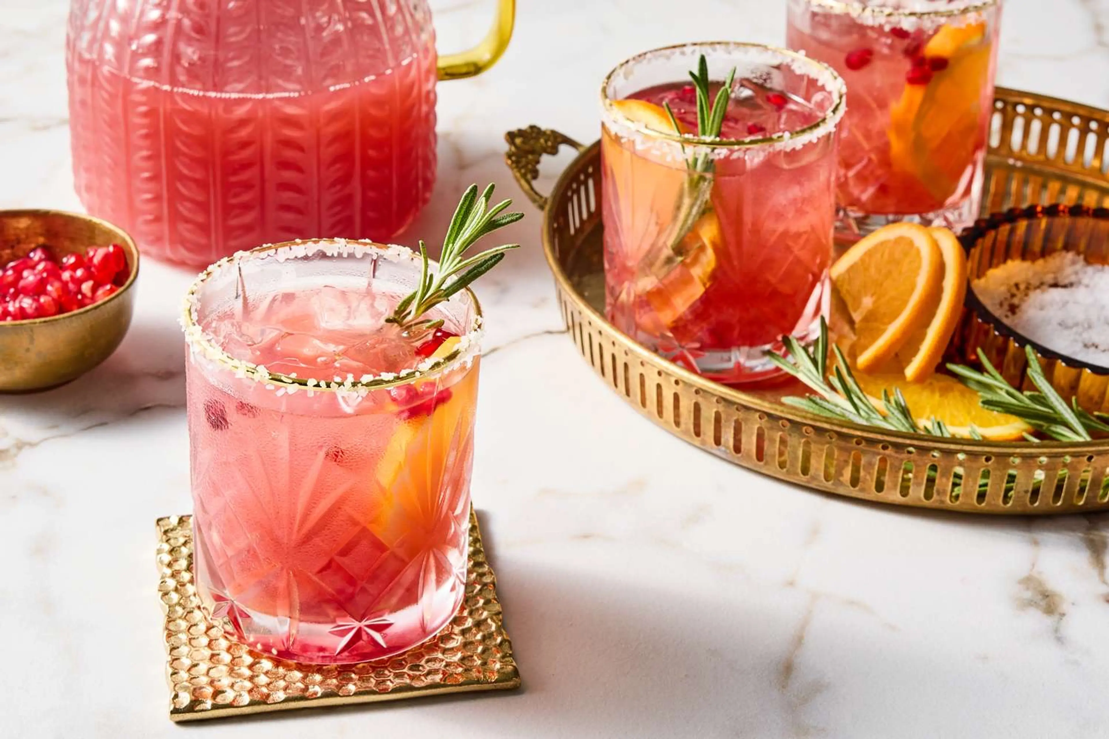 Pomegranate Margaritas