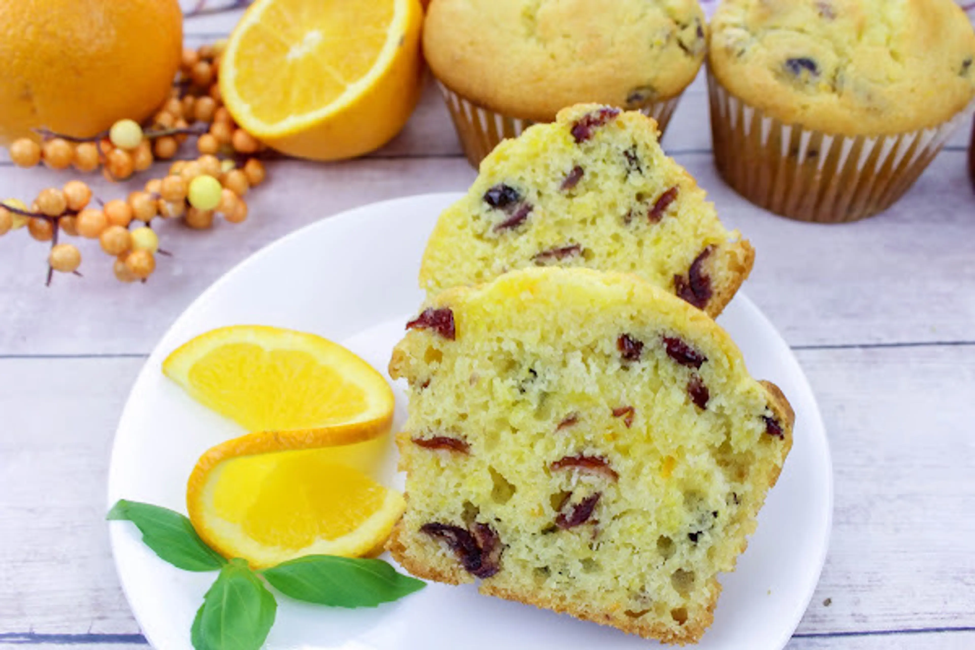 Jumbo Cranberry Citrus Muffins