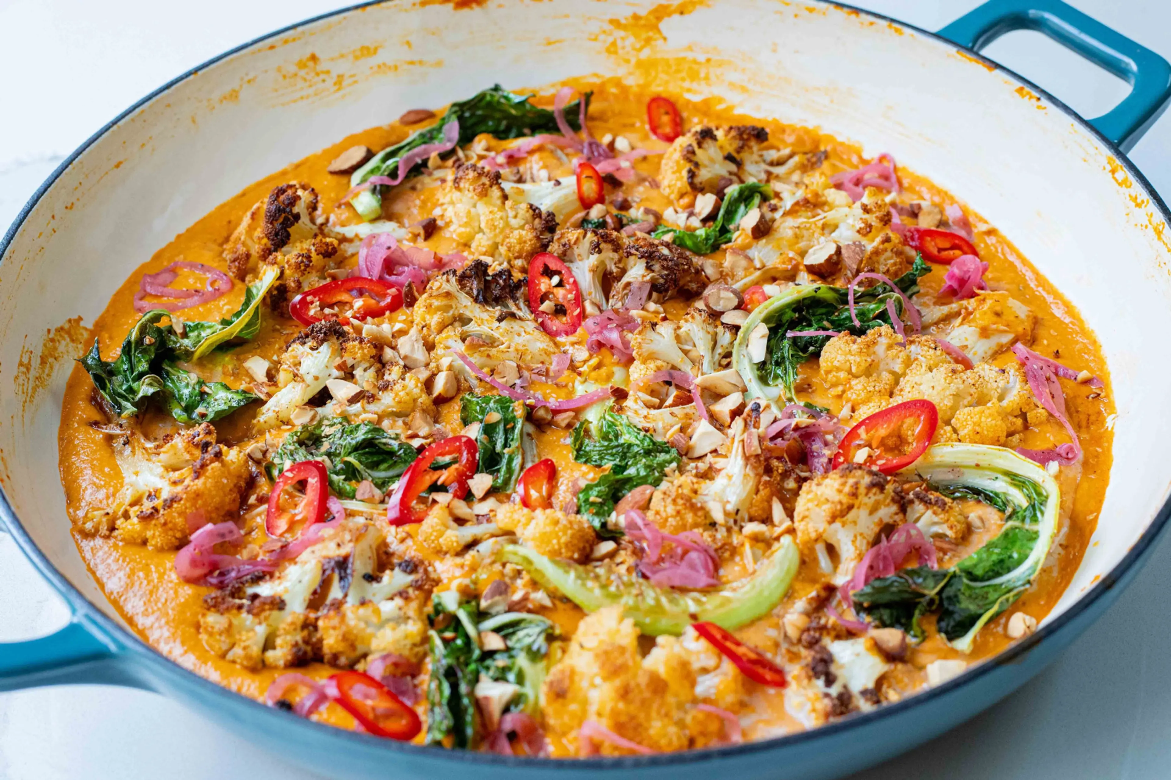 Creamy Cauliflower & Coconutty Lentils