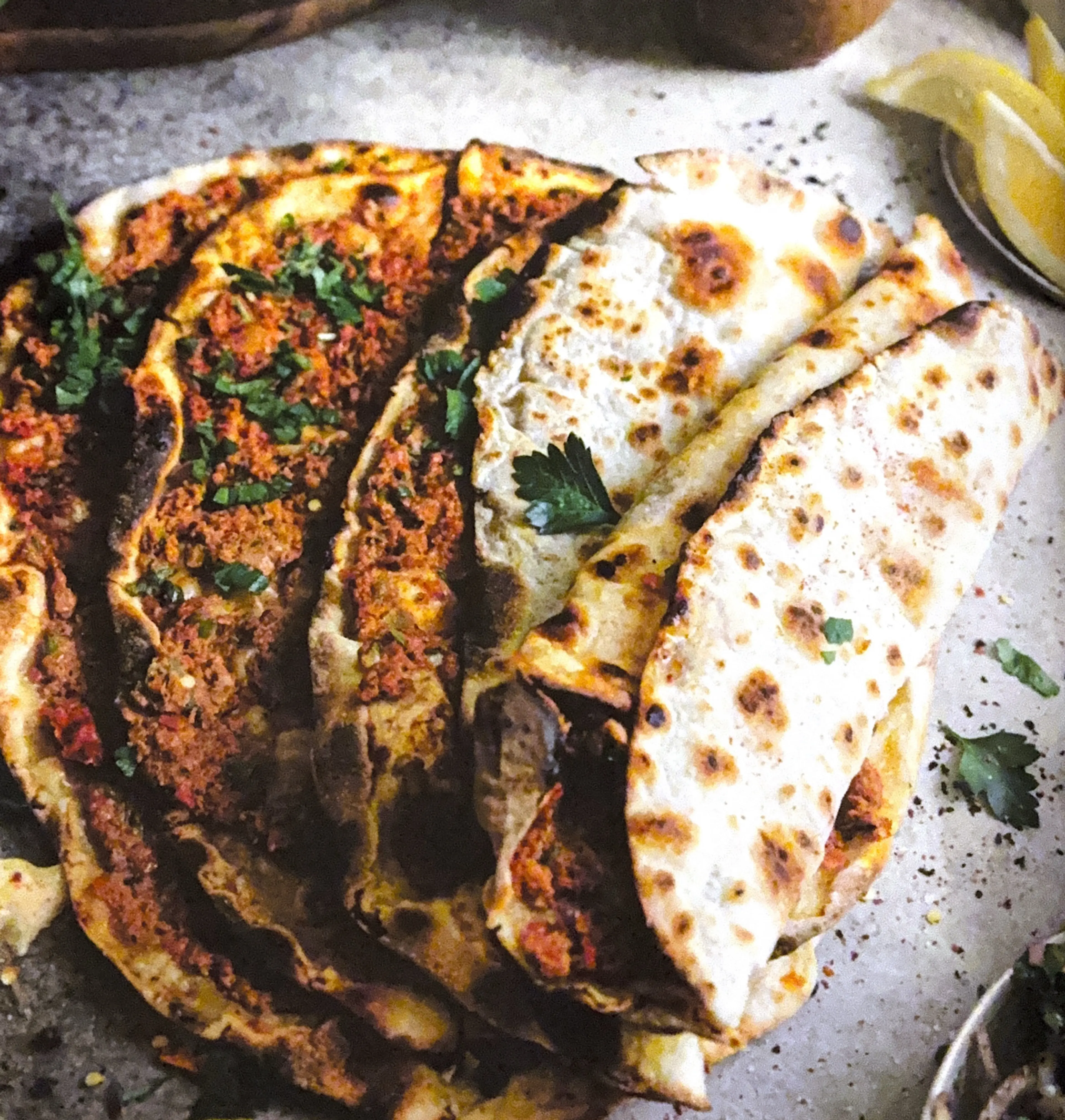 Lahmacun with Onion Salad