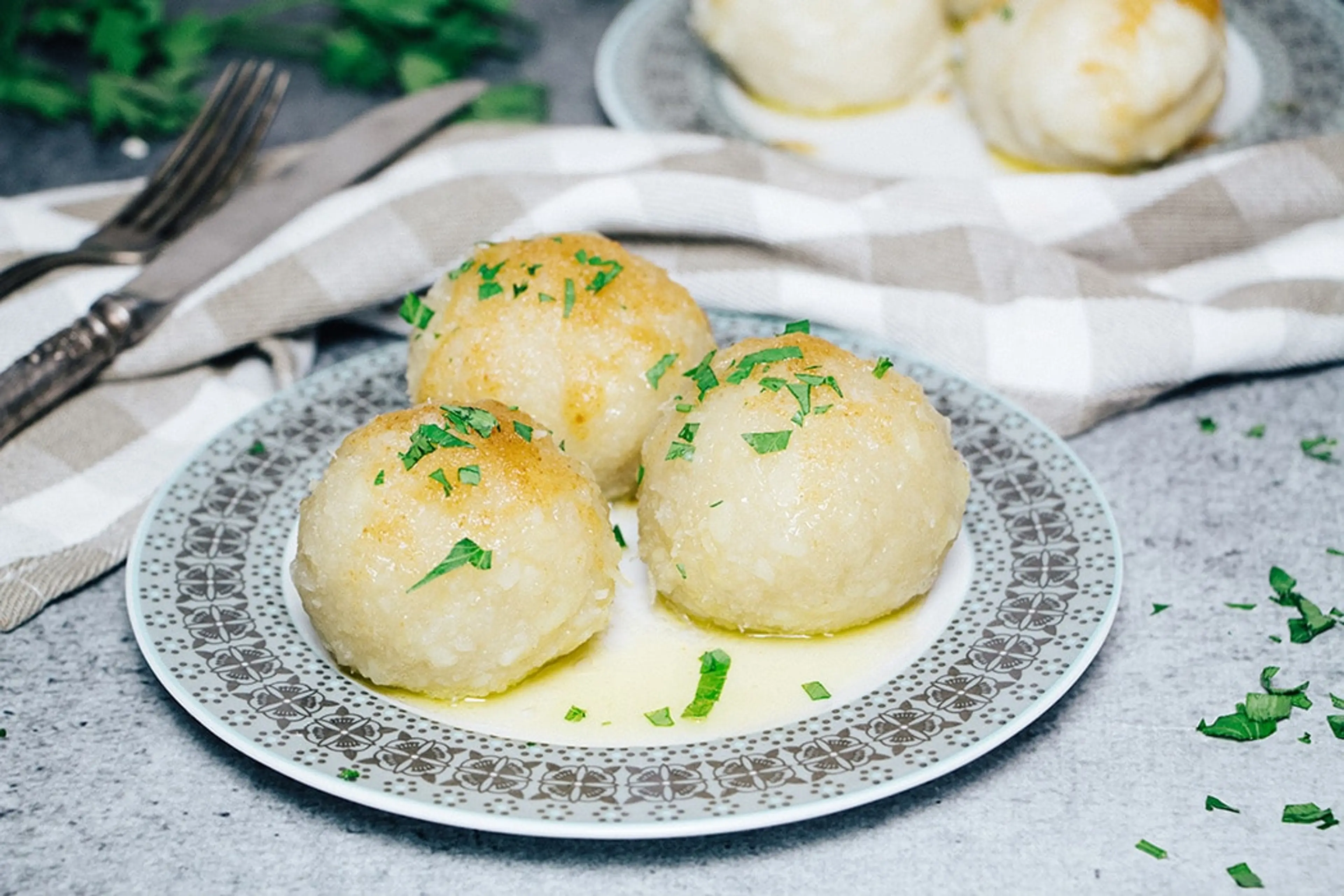 German Potato Dumplings - Kartoffelkloesse
