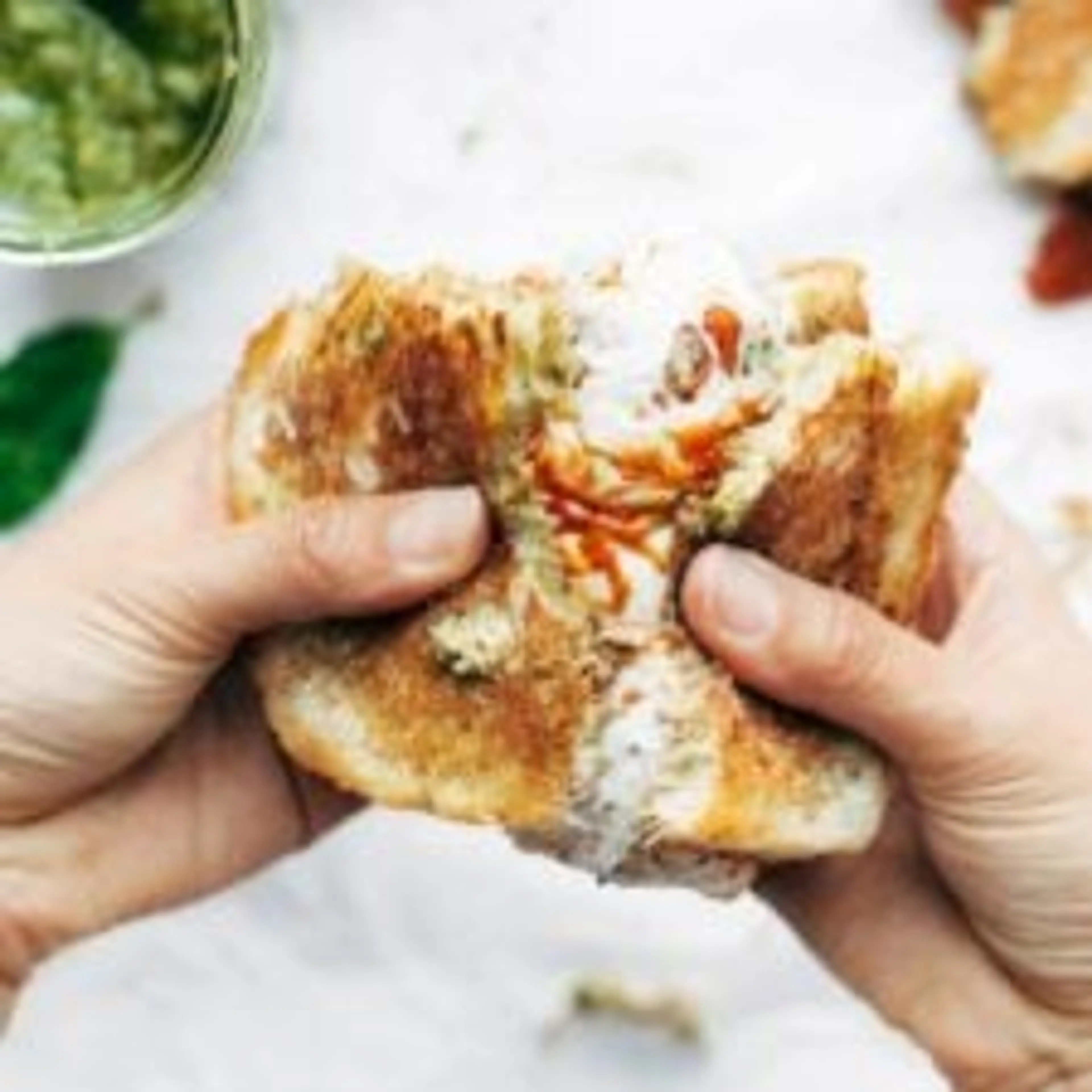 Loaded Caprese Grilled Cheese
