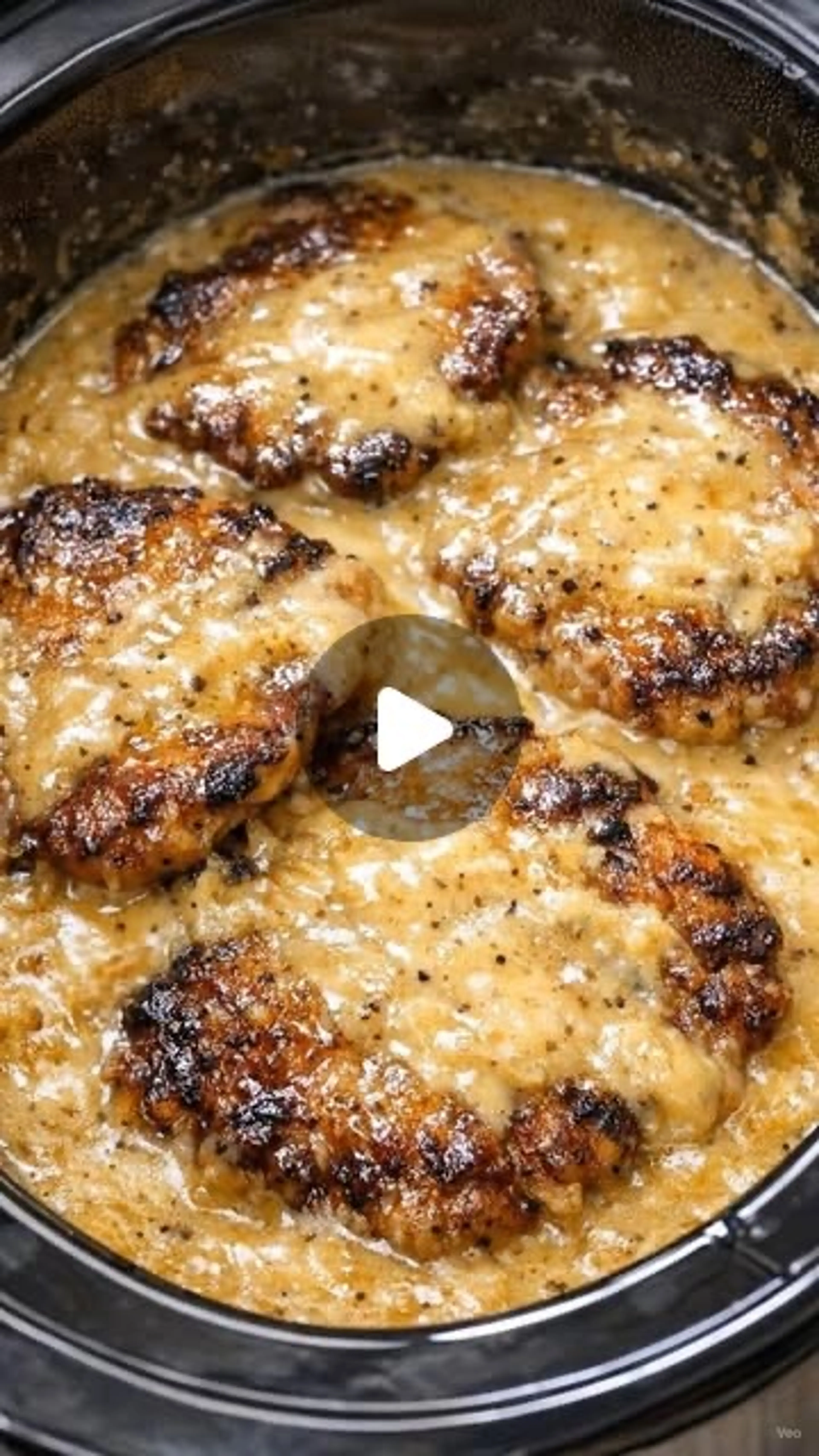 Slow Cooker Creamy Pork Cutlets