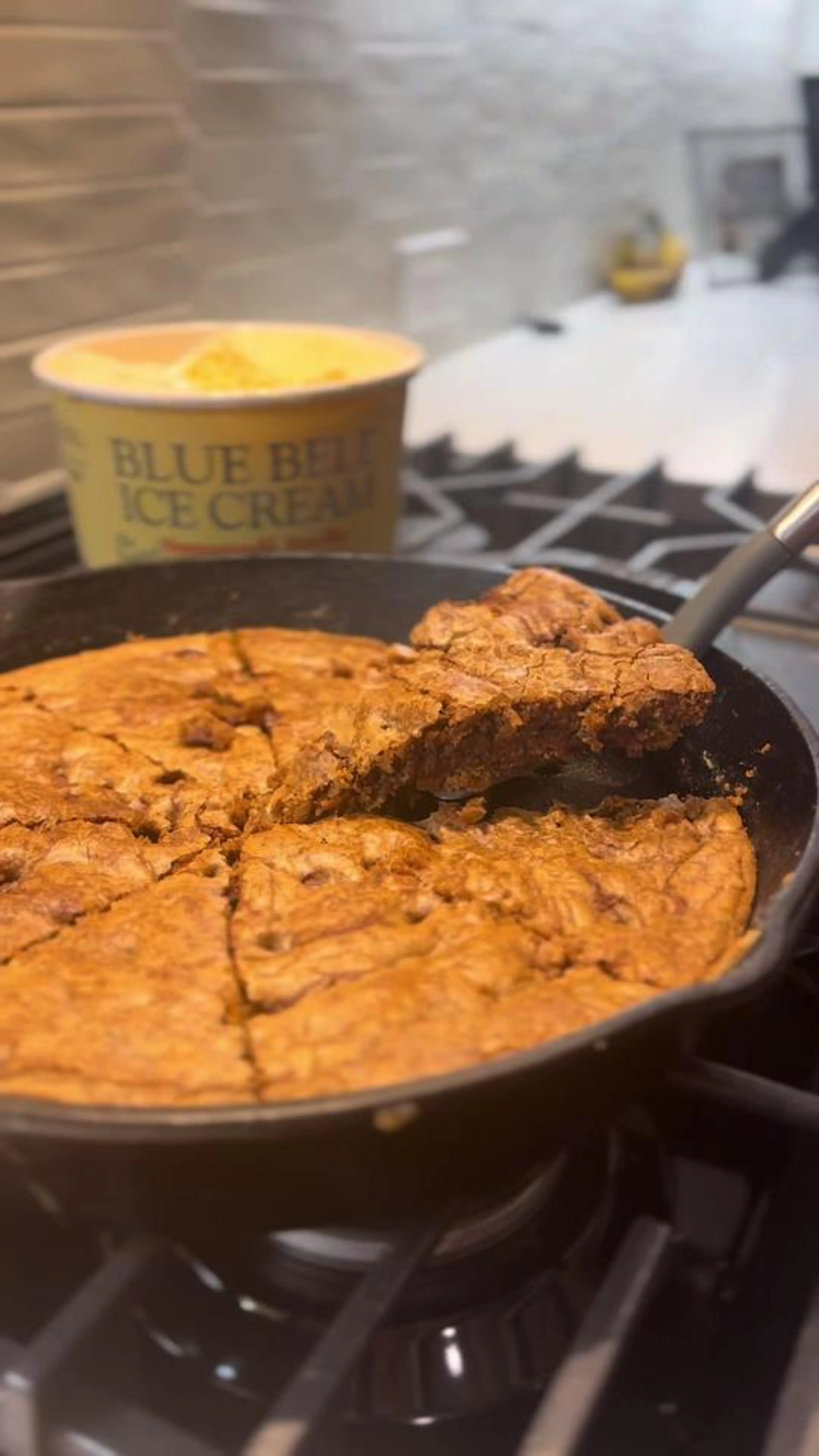 Brown Butter Skillet Chocolate Chip Cookie