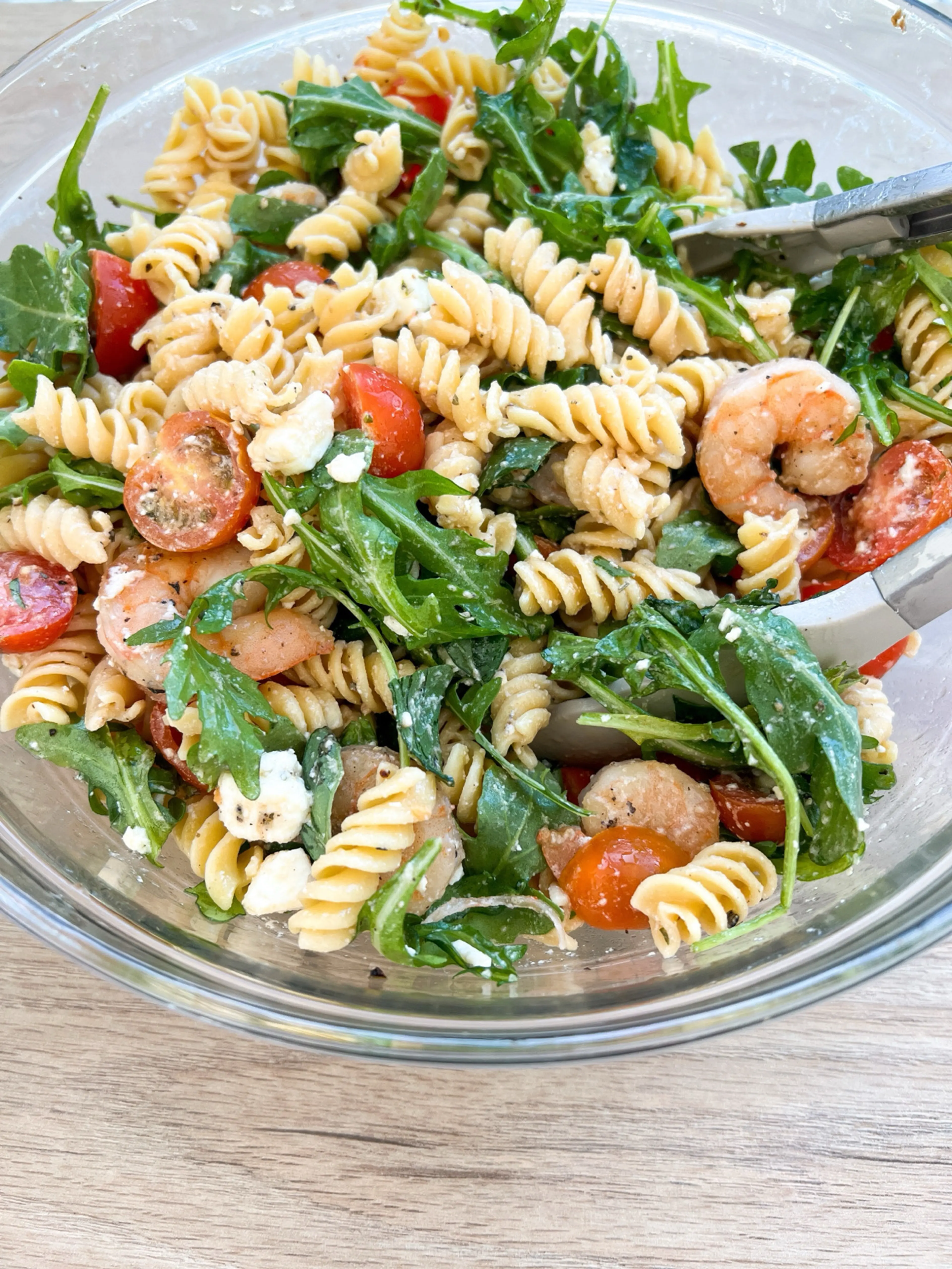 TOMATO-BASIL SHRIMP PASTA SALAD