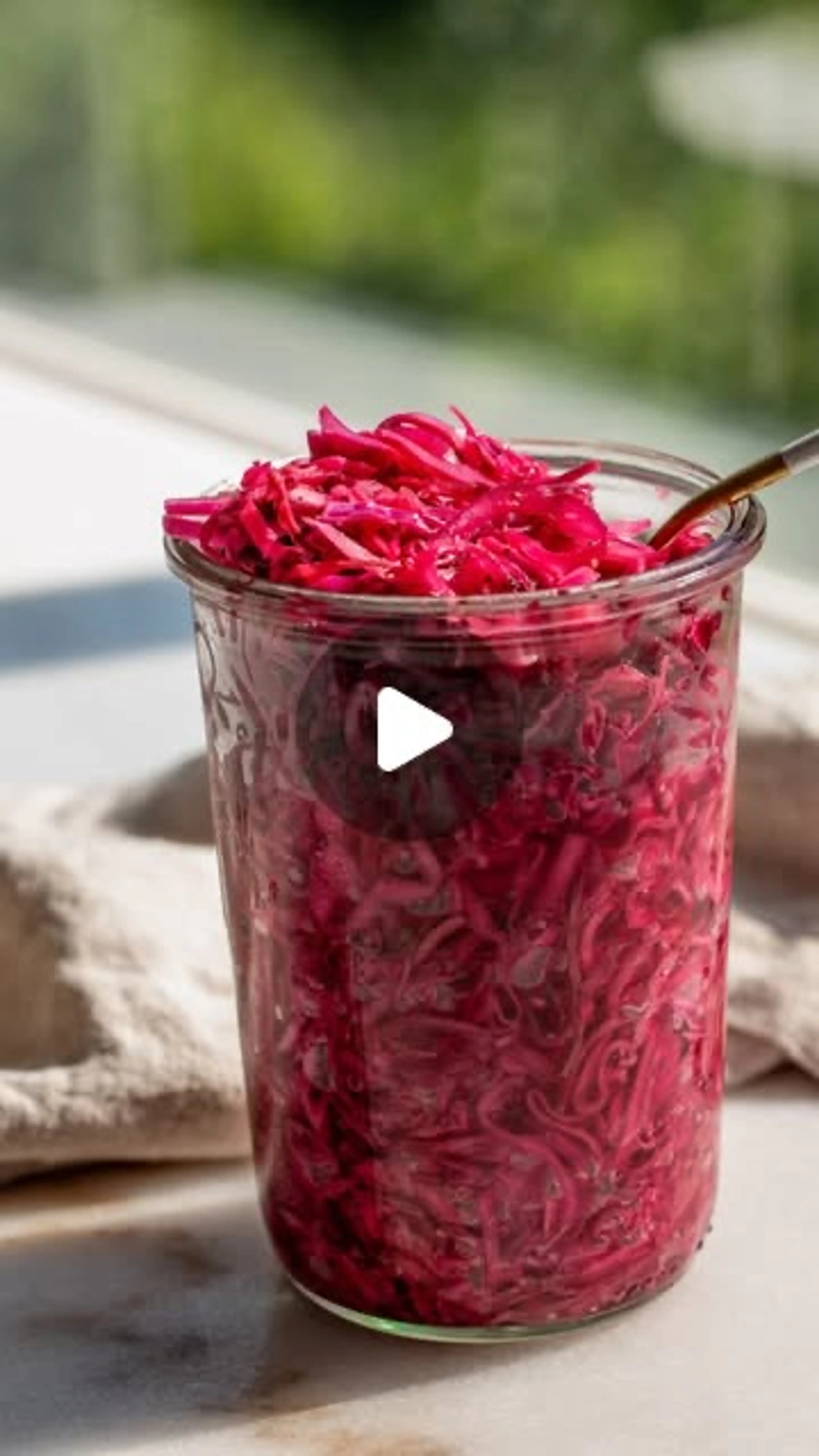 Marinated Red Cabbage Slaw