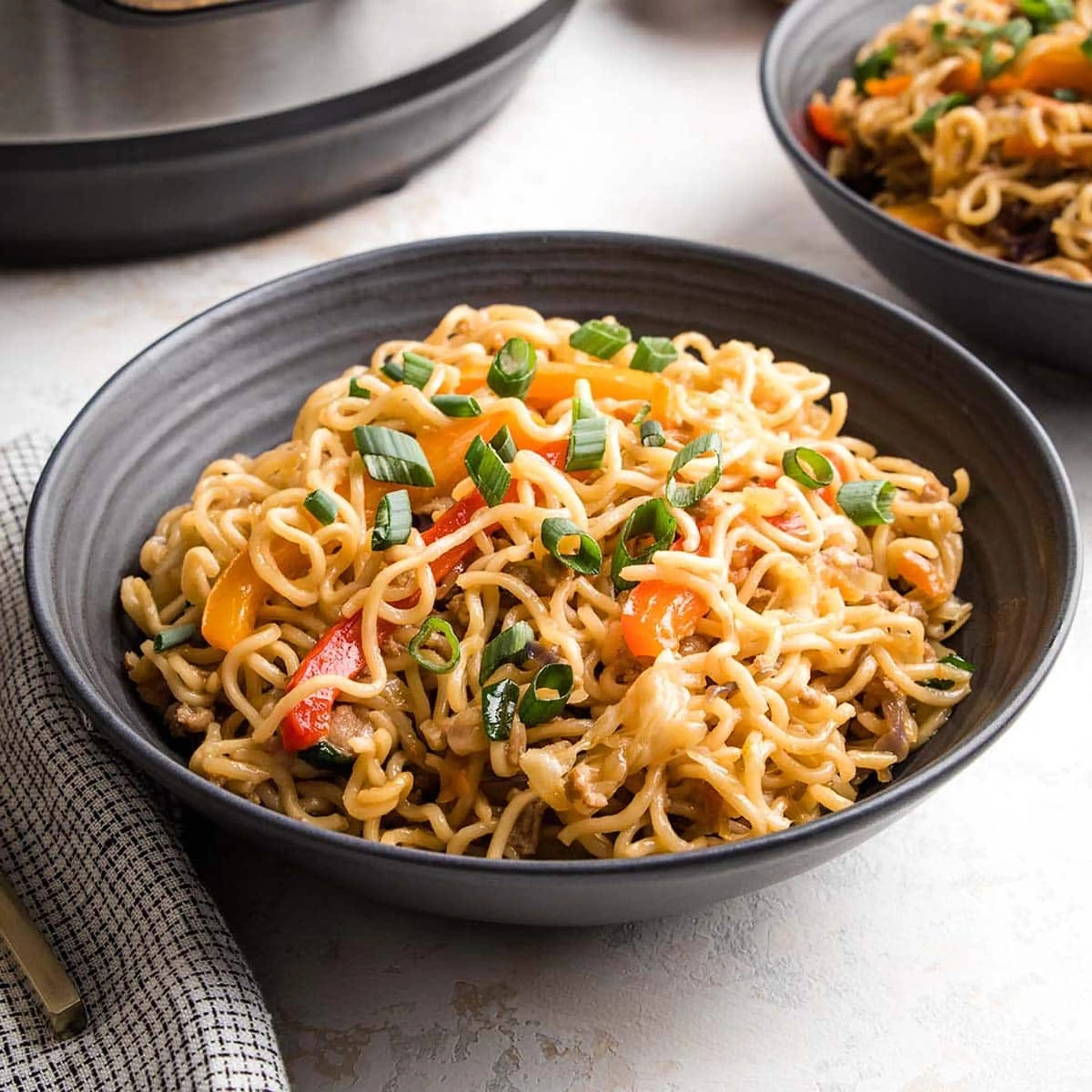 Instant Pot Chicken Ramen Stir Fry