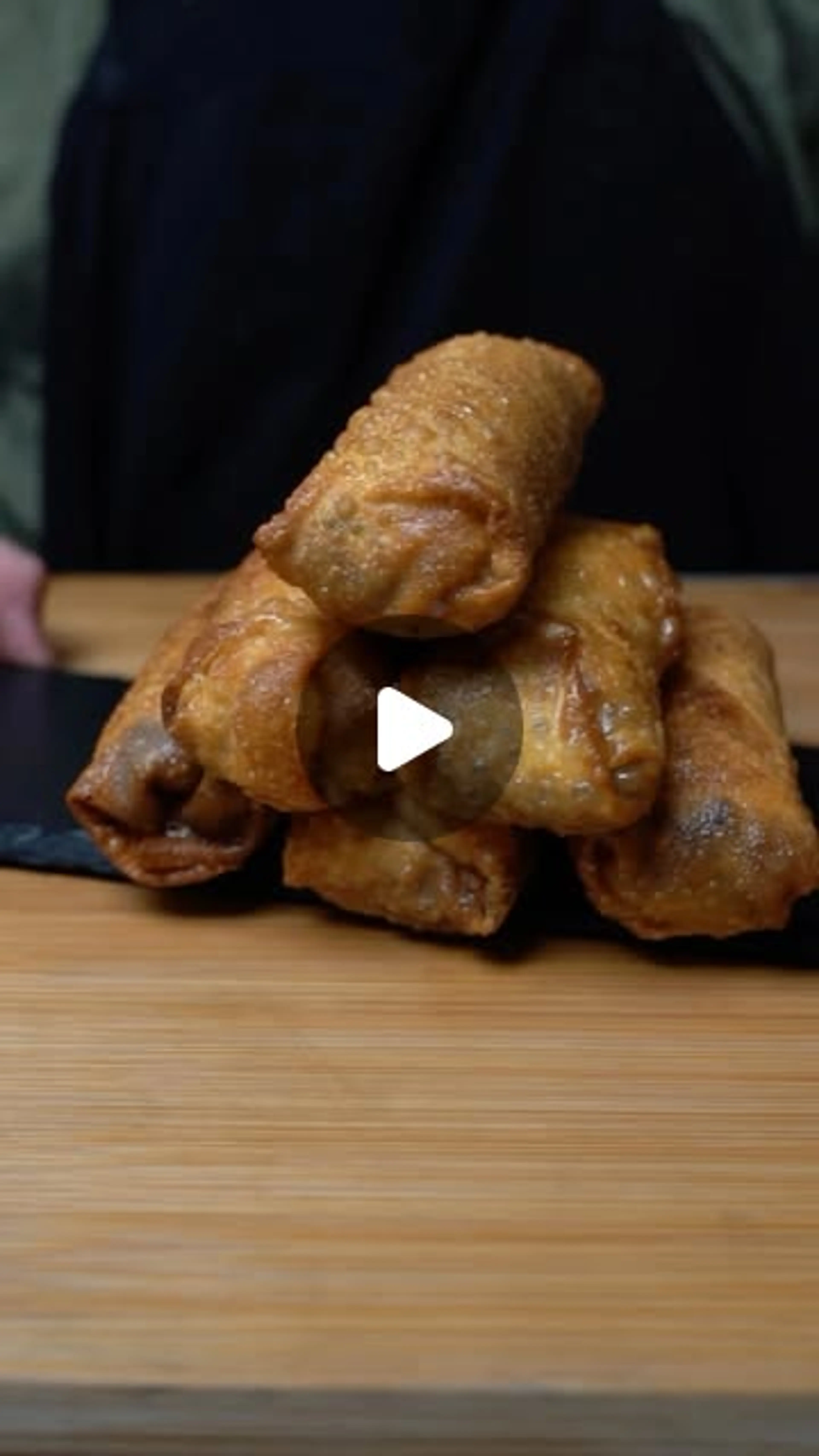 Bacon Jam Cheese Burger Eggrolls