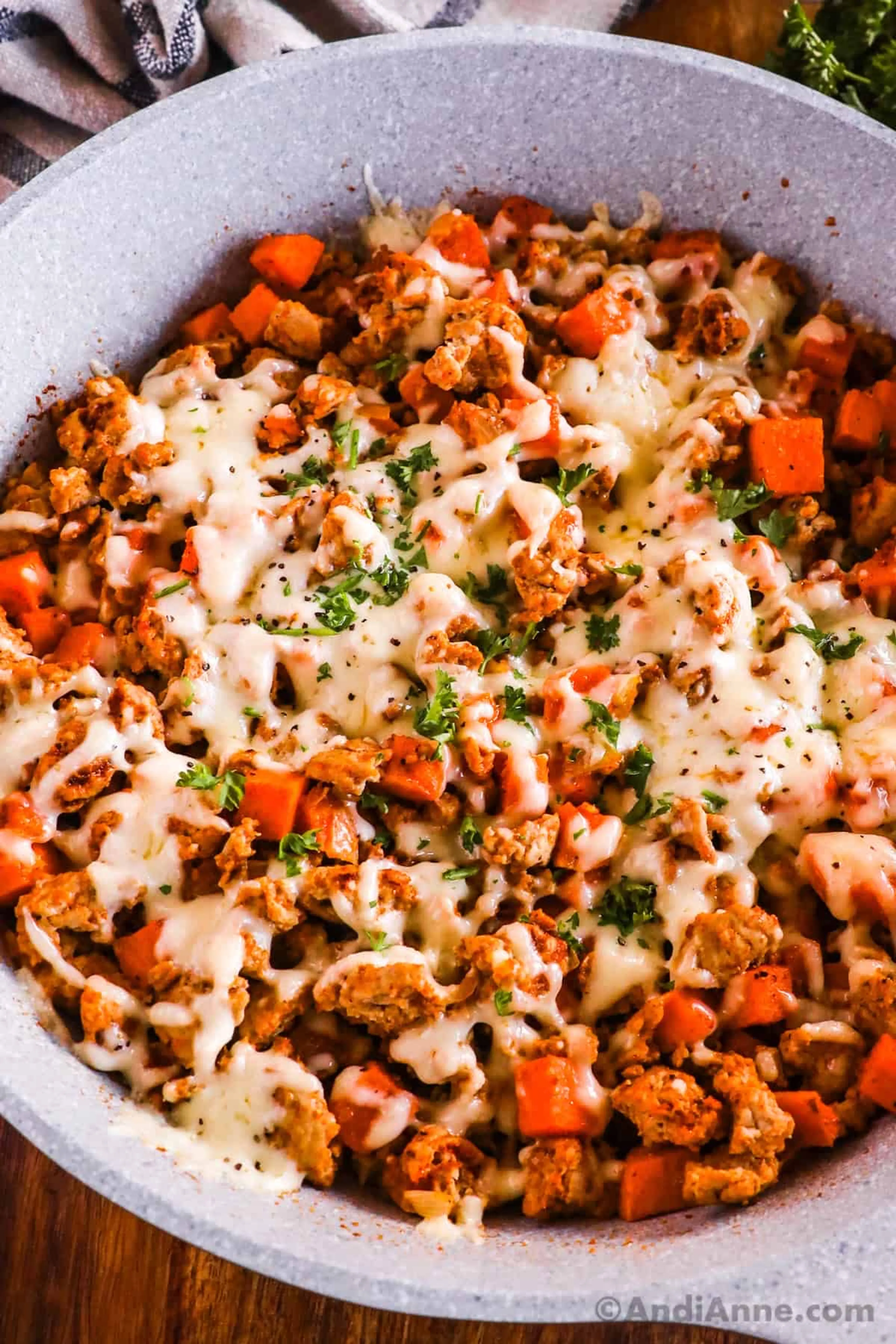 Ground Turkey Sweet Potato Skillet