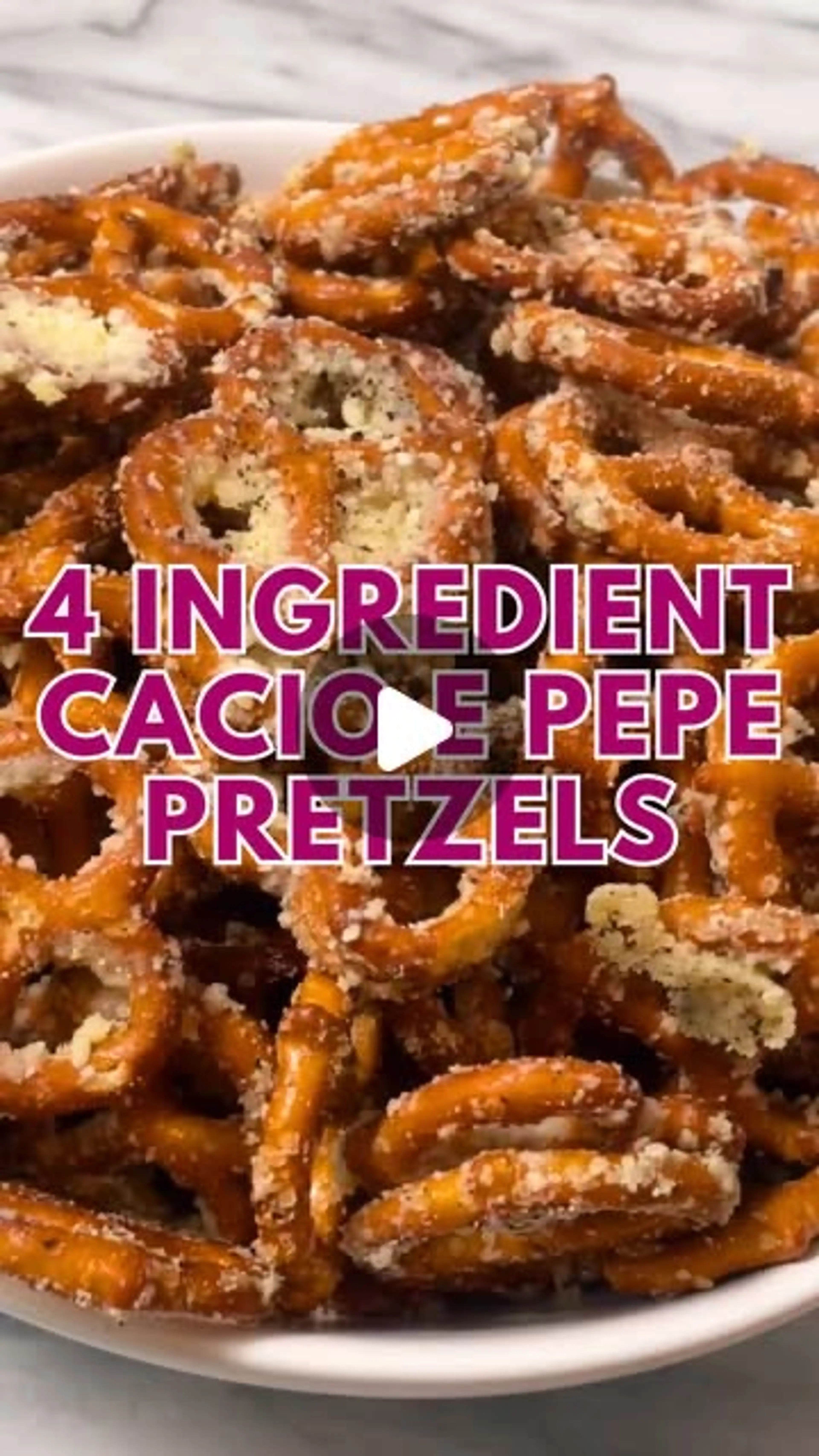 4 Ingredient Cacio E Pepe Pretzels