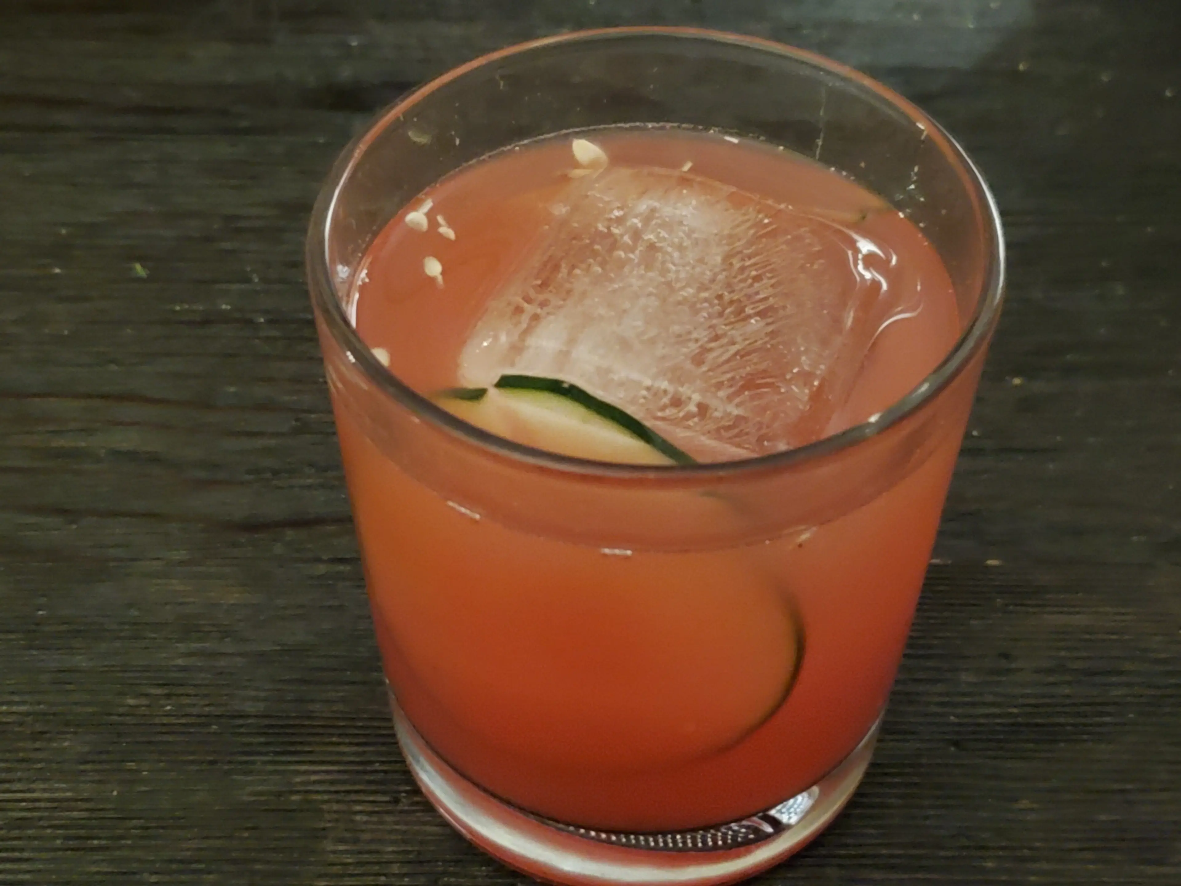 Watermelon Cucumber Mint Cocktail
