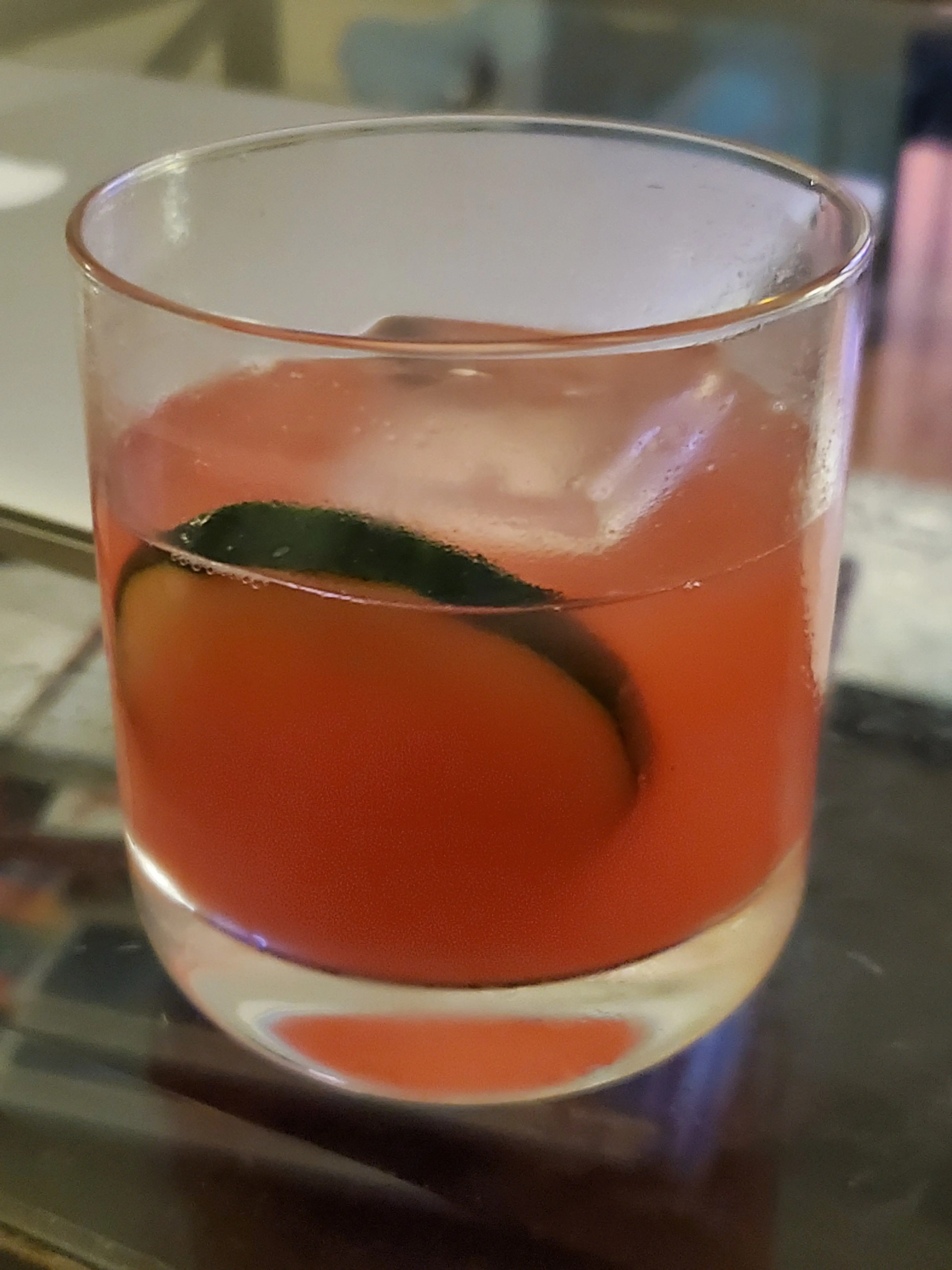 Watermelon Cucumber Mint Cocktail