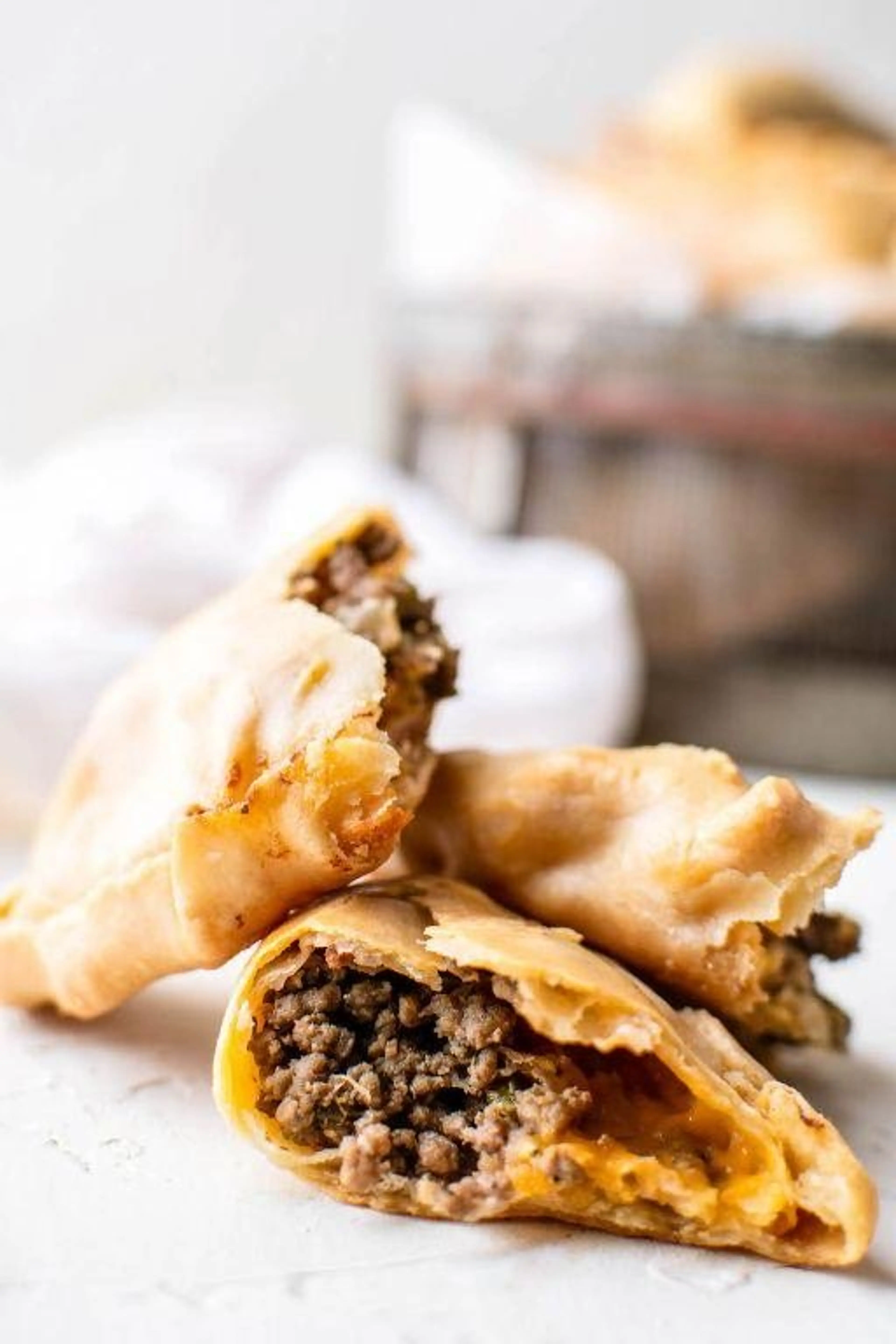 Cheesy Beef and Jalapeño Empanadas