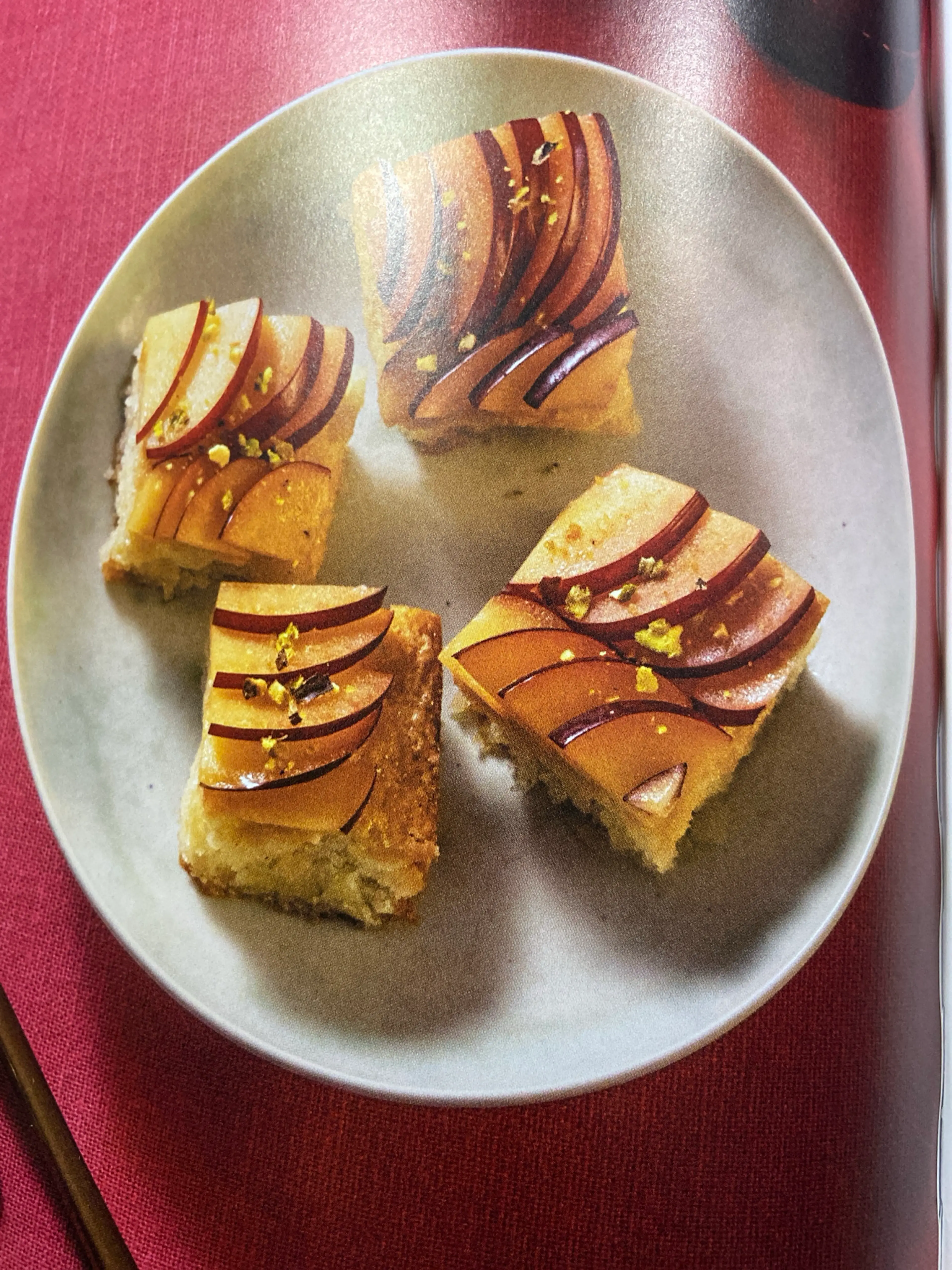 ALMOND CAKE WITH PLUMS (A SNACK CAKE)